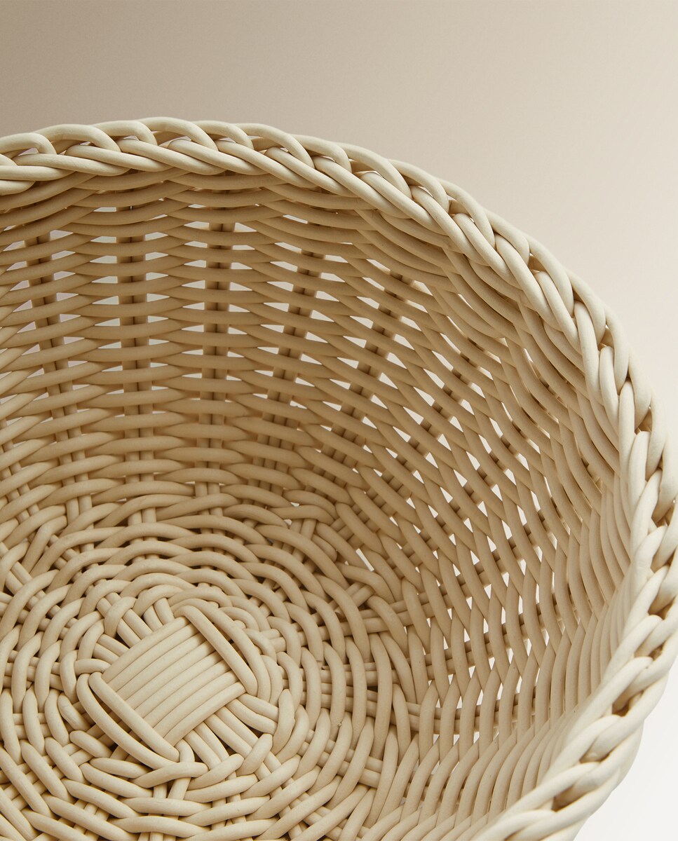 Cesto de pão redondo Espelta Bege-3