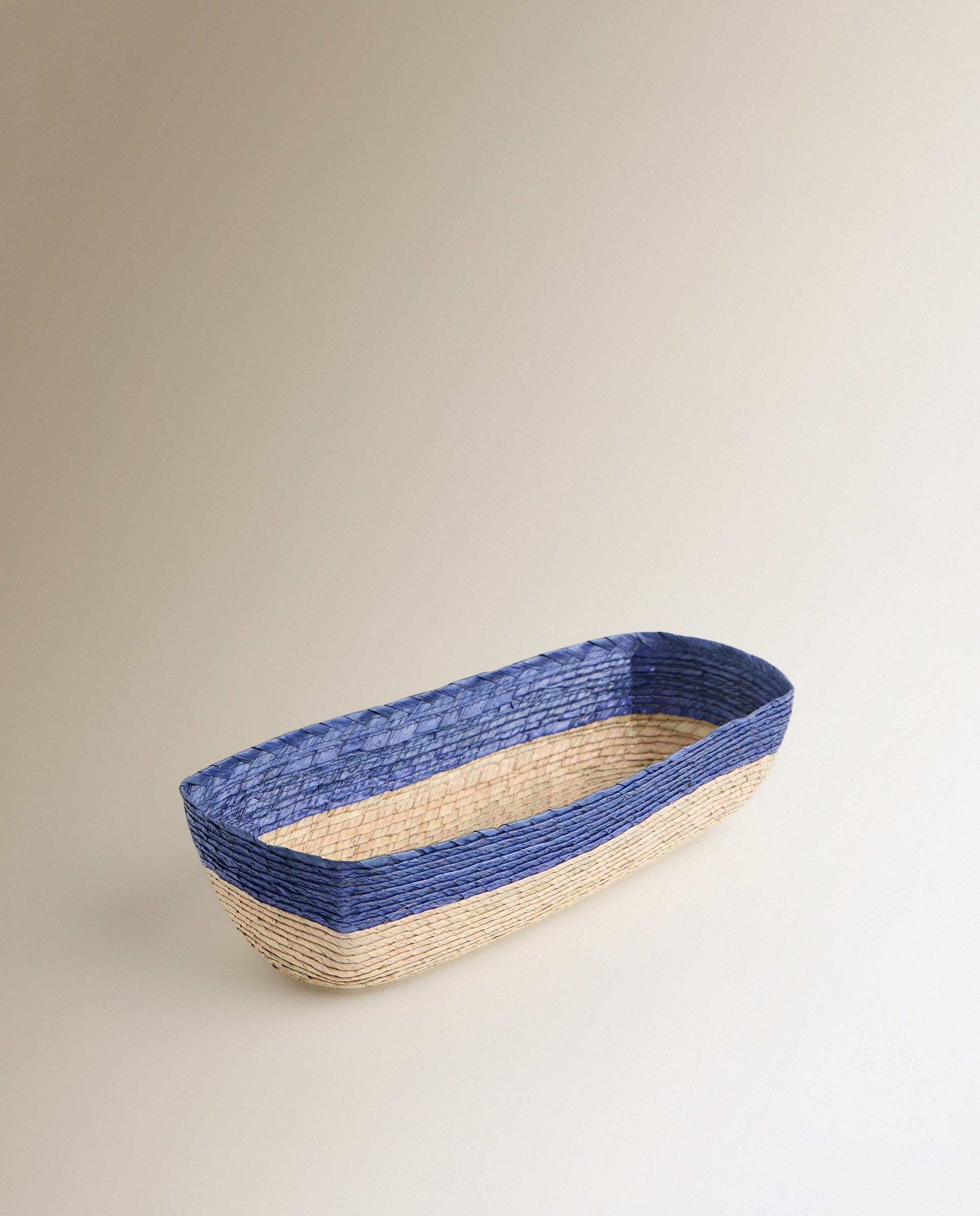 Panera rectangular hecha a mano Guatape Azul Azul-1