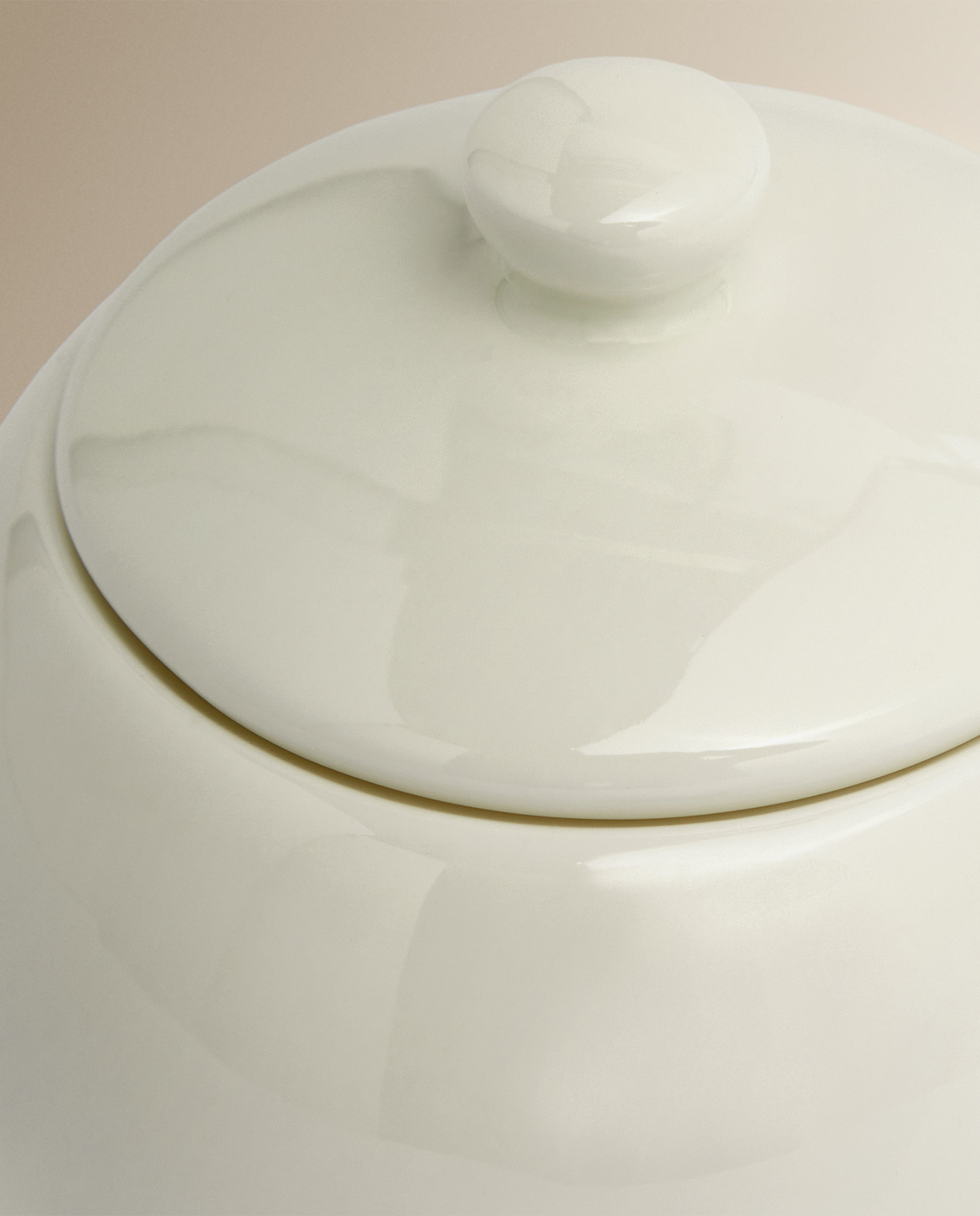 Açucareiro redondo Bone China Essential El Corte Inglés Branco-3