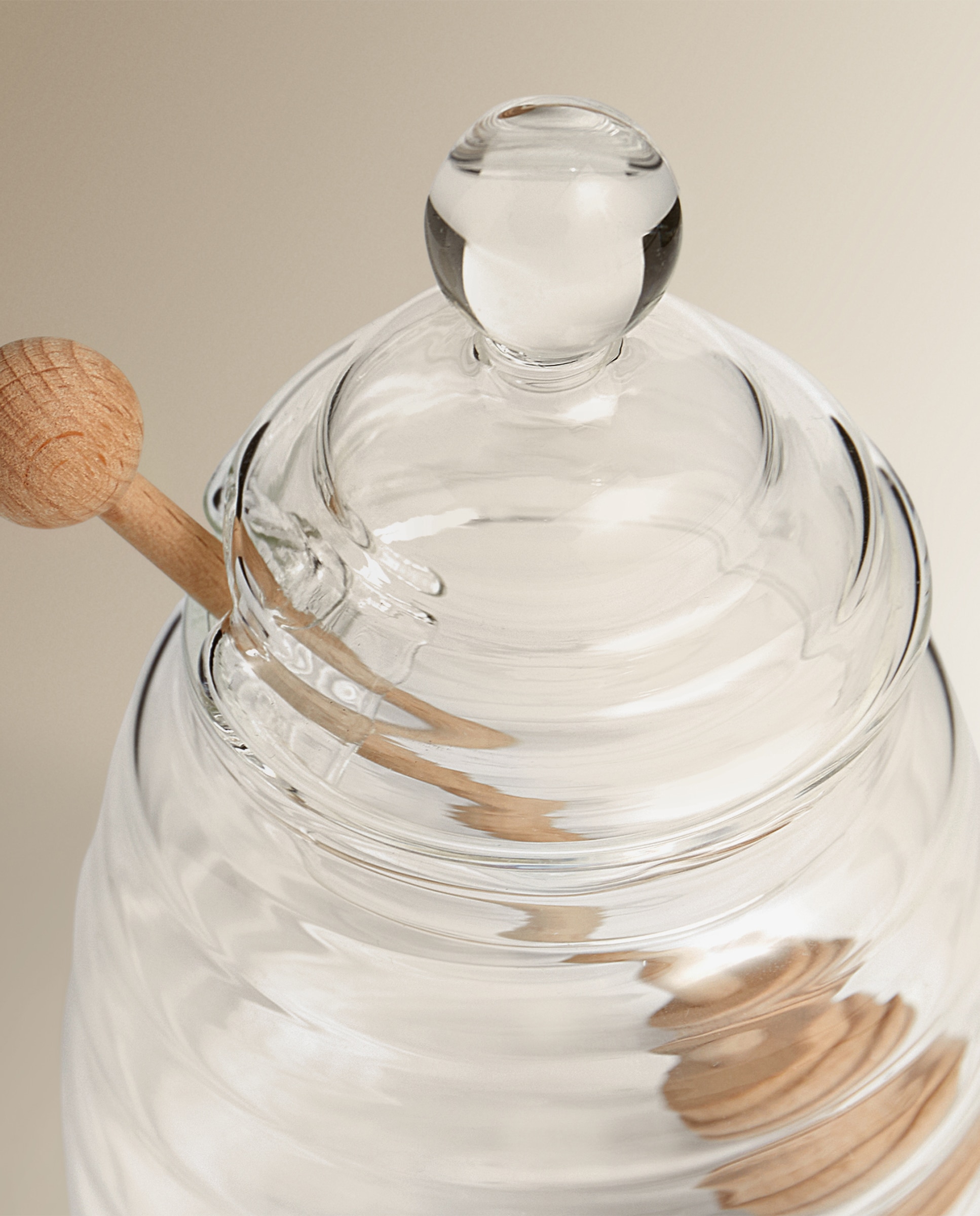 Recipiente para Mel de Vidro Universal Transparente-2