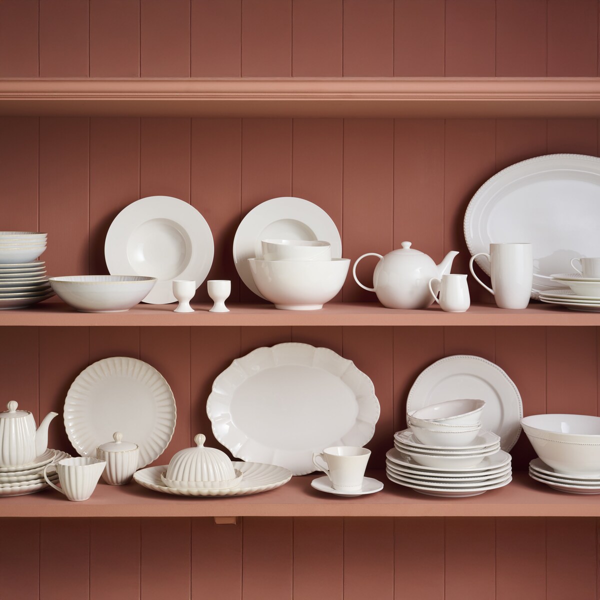 Tigela redonda Bone China Essential El Corte Inglés 8