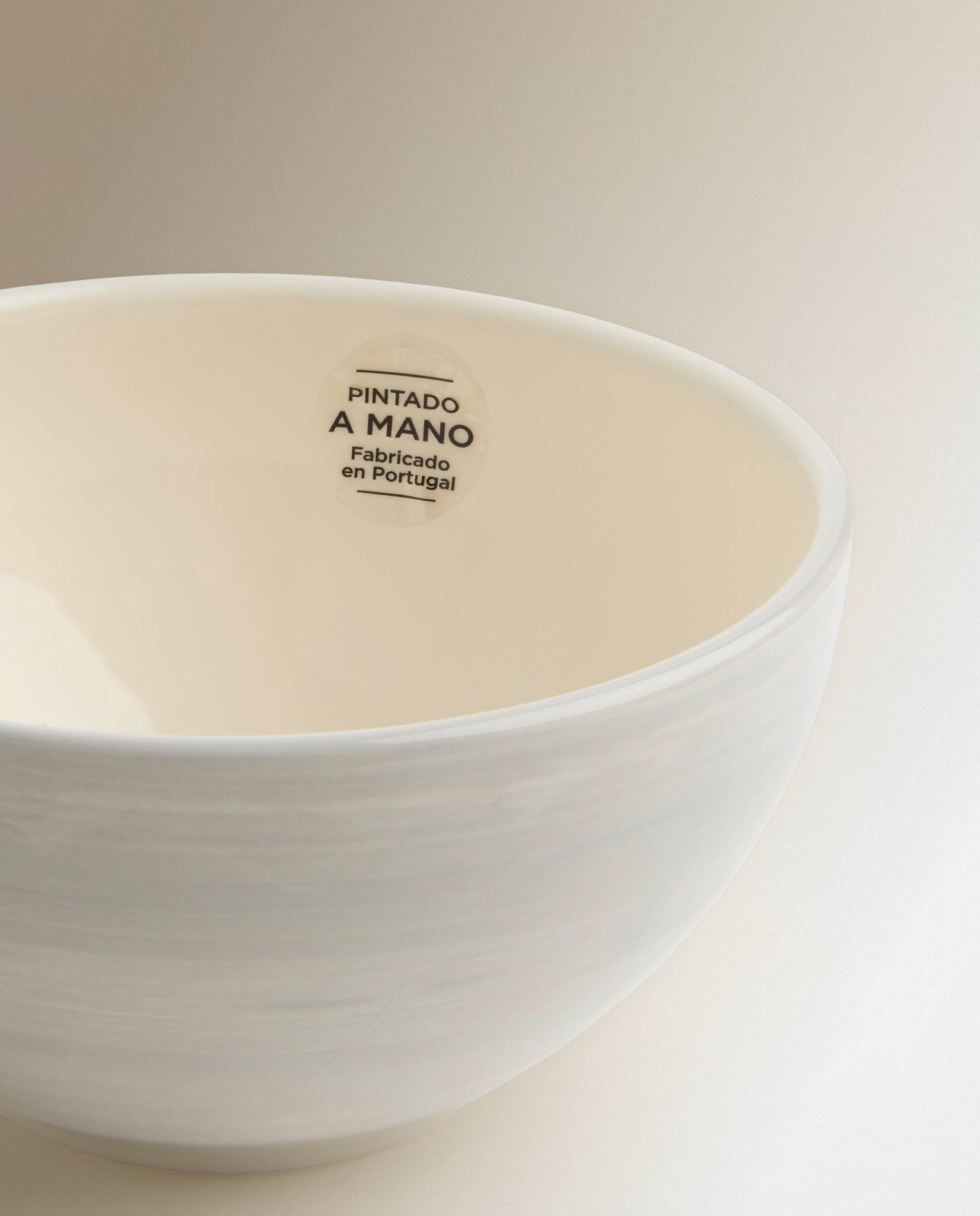 Tigela Spinwash - 15 cm Bege-4