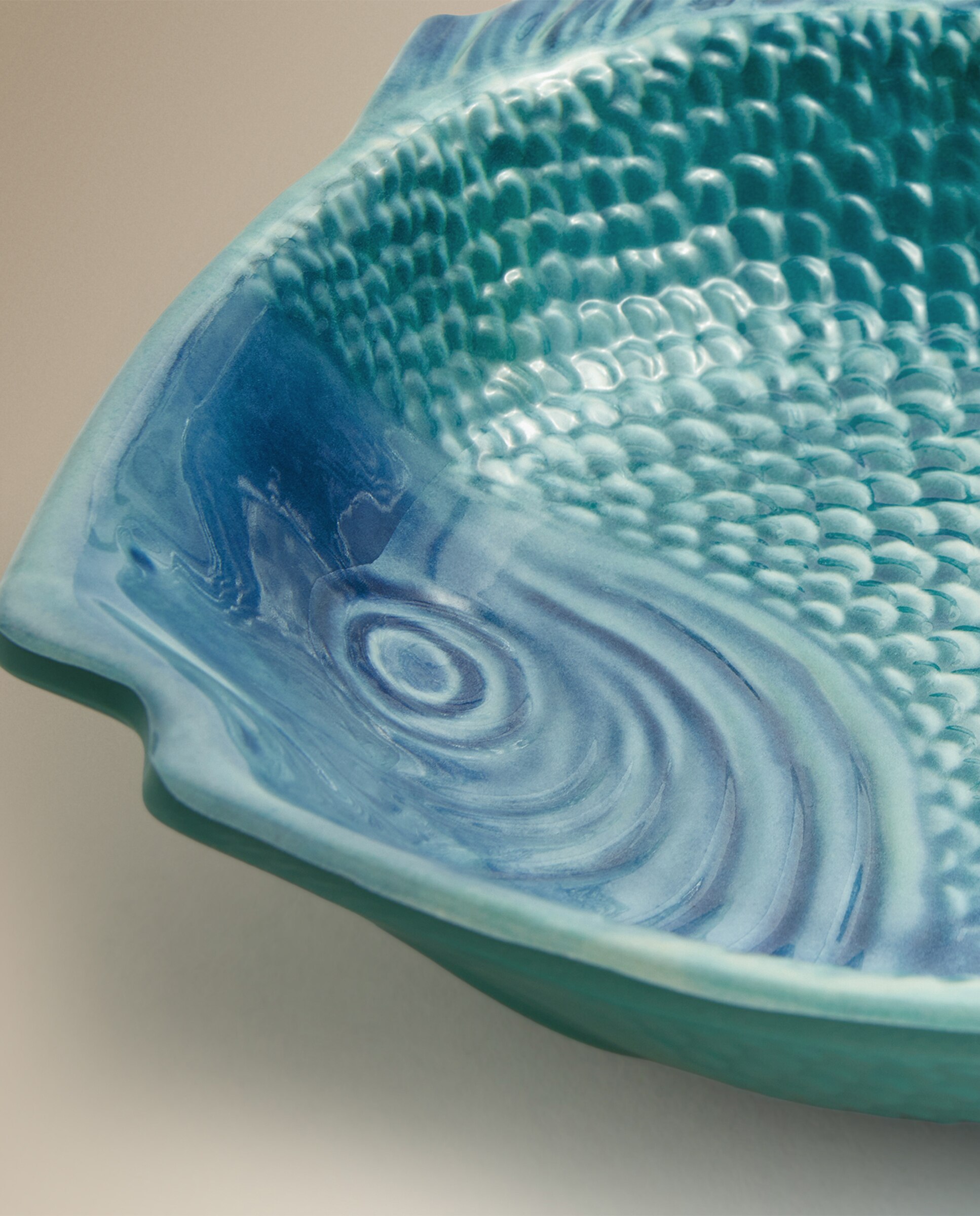 Tigela de melamina Conchas Azul-3