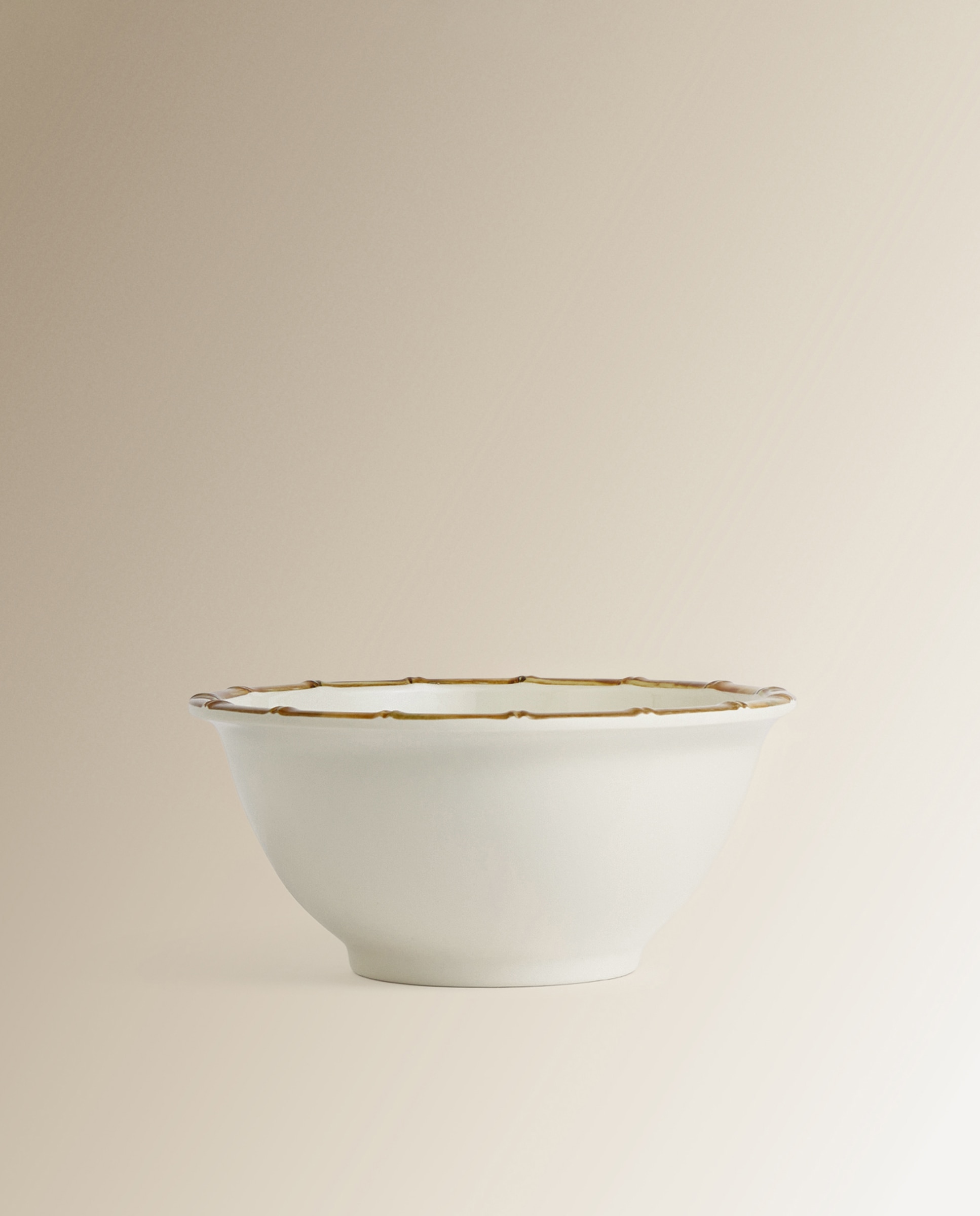 Tigela de Melamina Bambu Branco-1