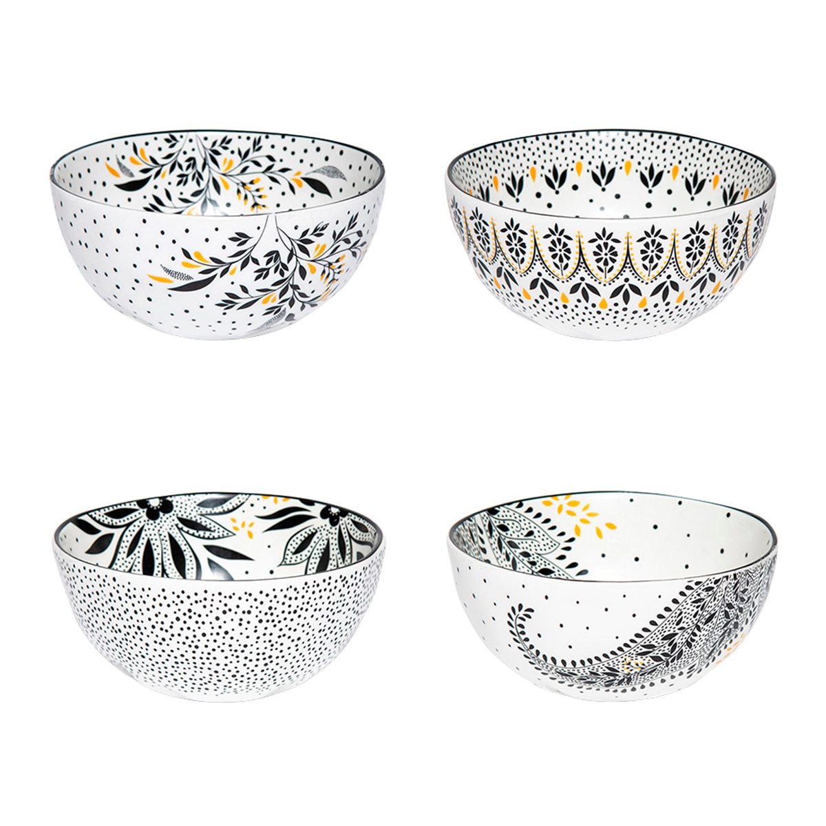 Conjunto de 4 Tigelas Sara-Miller Artisanne - 13 cm Multicolor-1