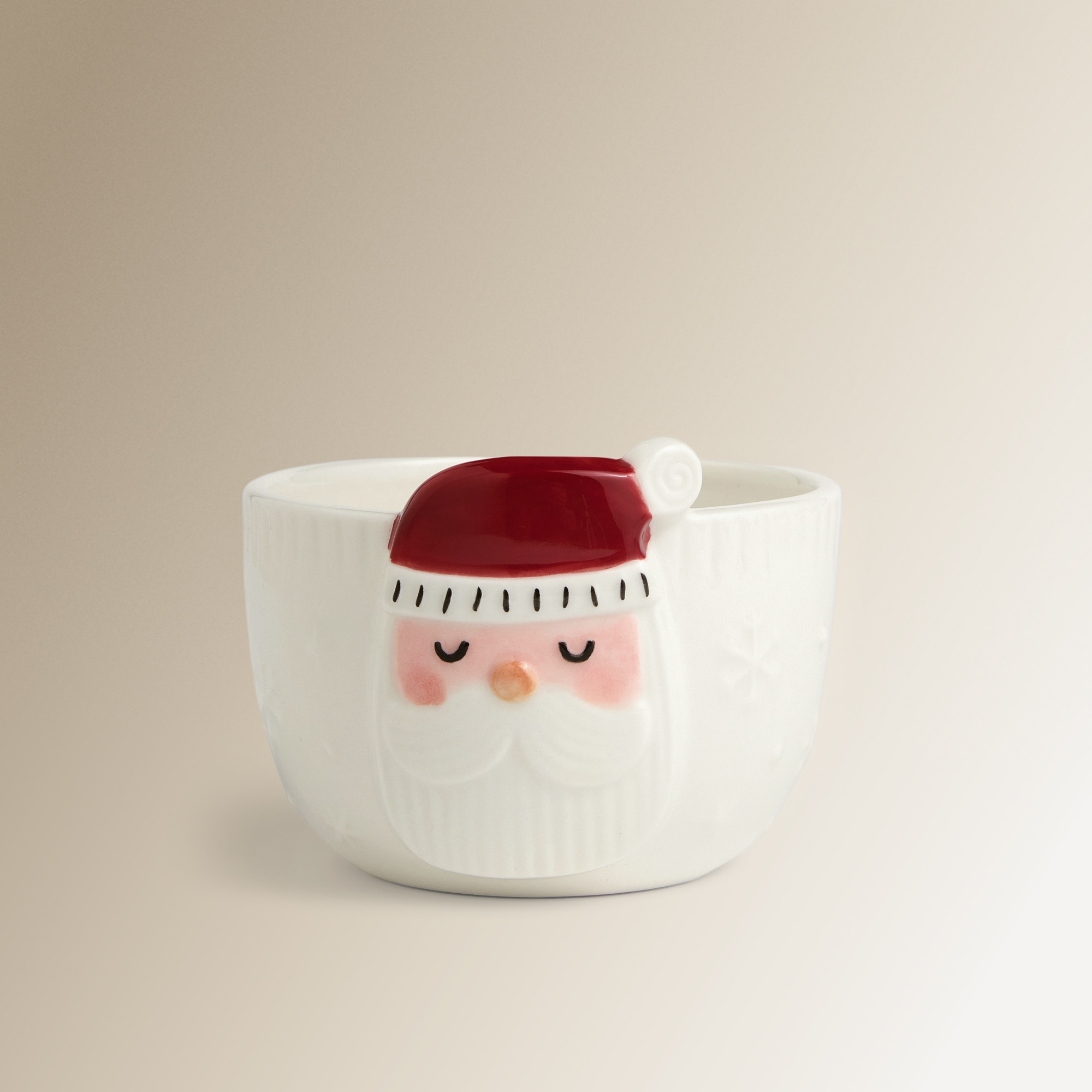 Taça de Cerâmica Vila Natal Branco-2