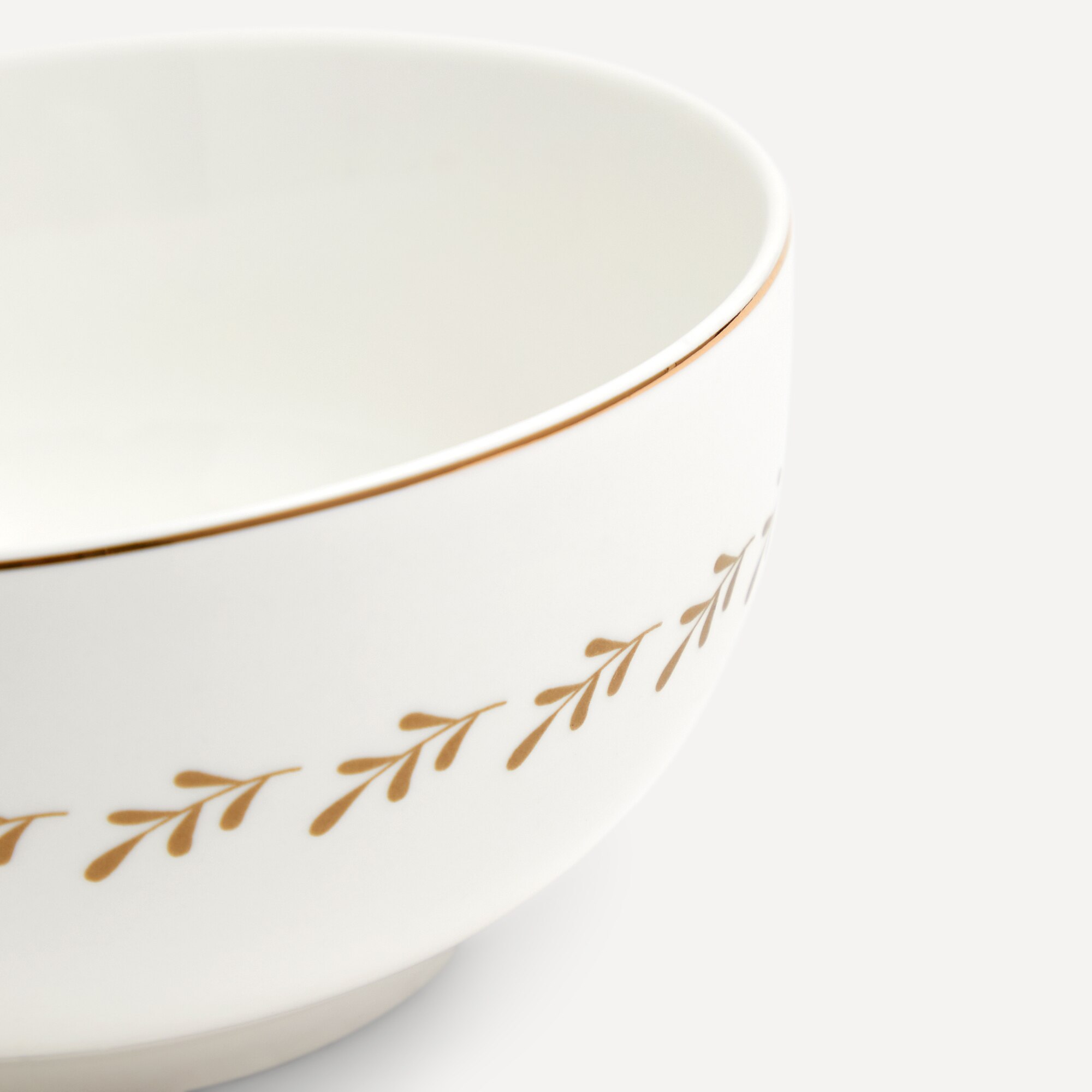 Bowl Leaf Navidad Basics El Corte Inglés Blanco-3