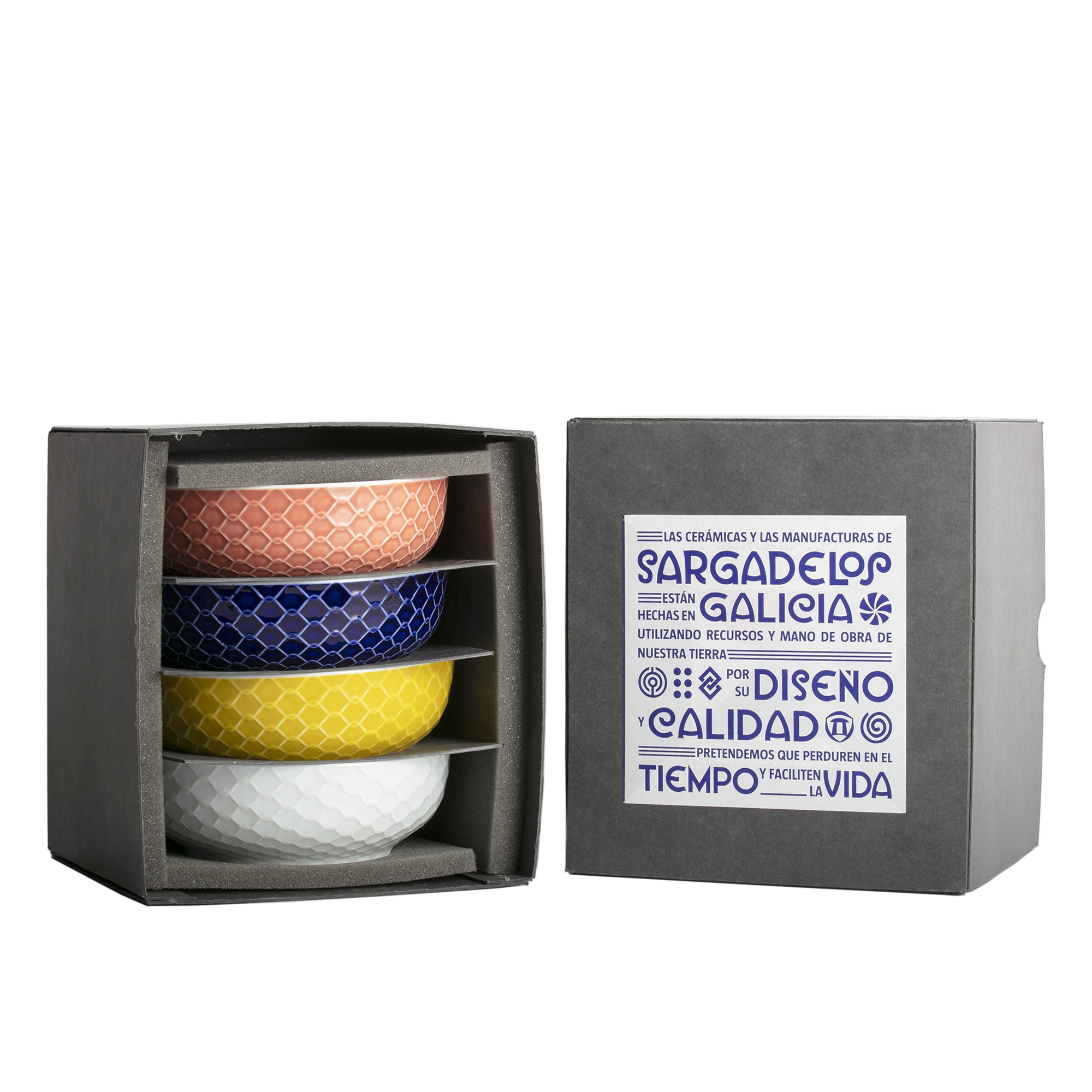 Pack de 4 Tigelas Rede Multicolor-6