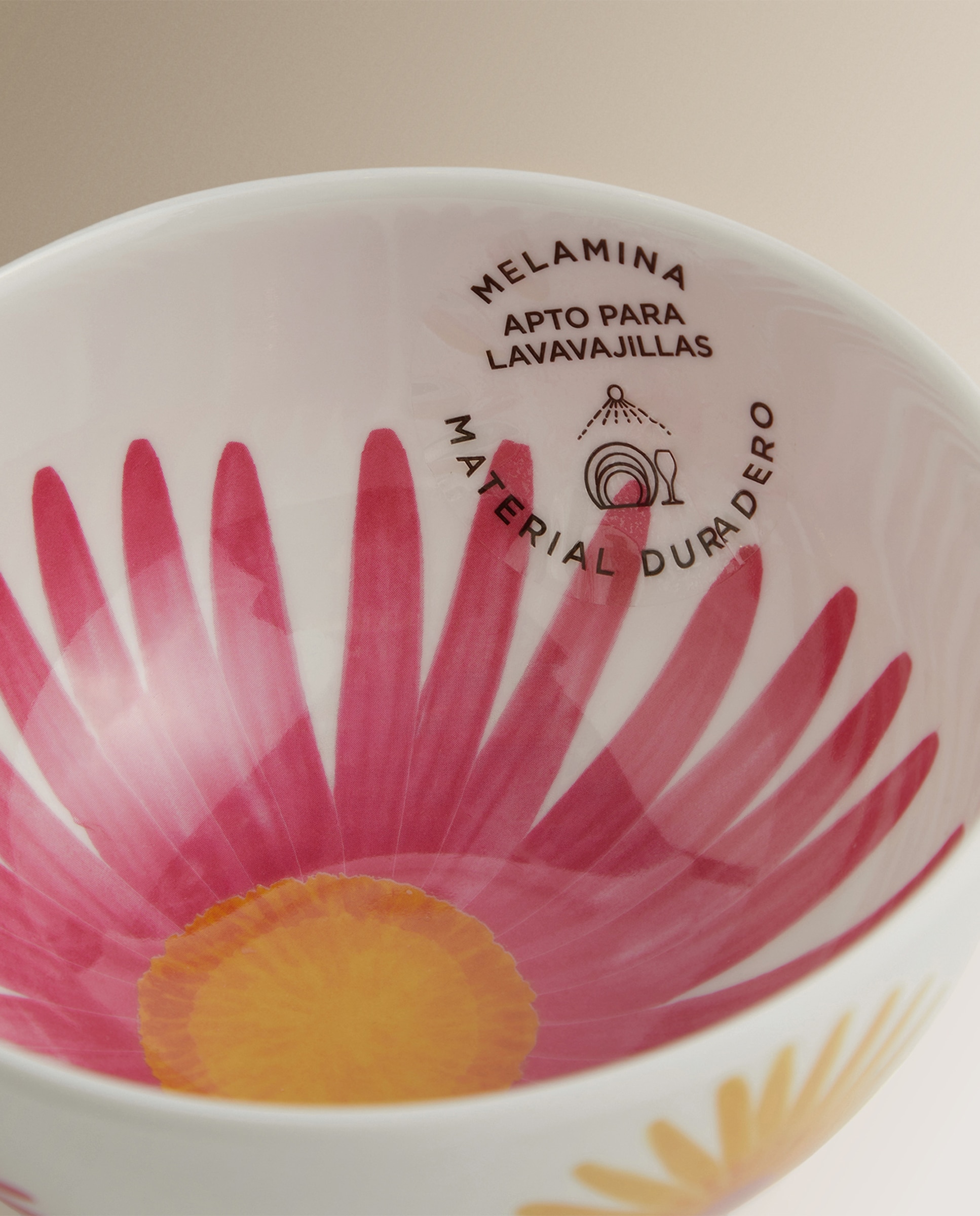 Bowl de melamina Flower Market Basics El Corte Inglés Verde-5