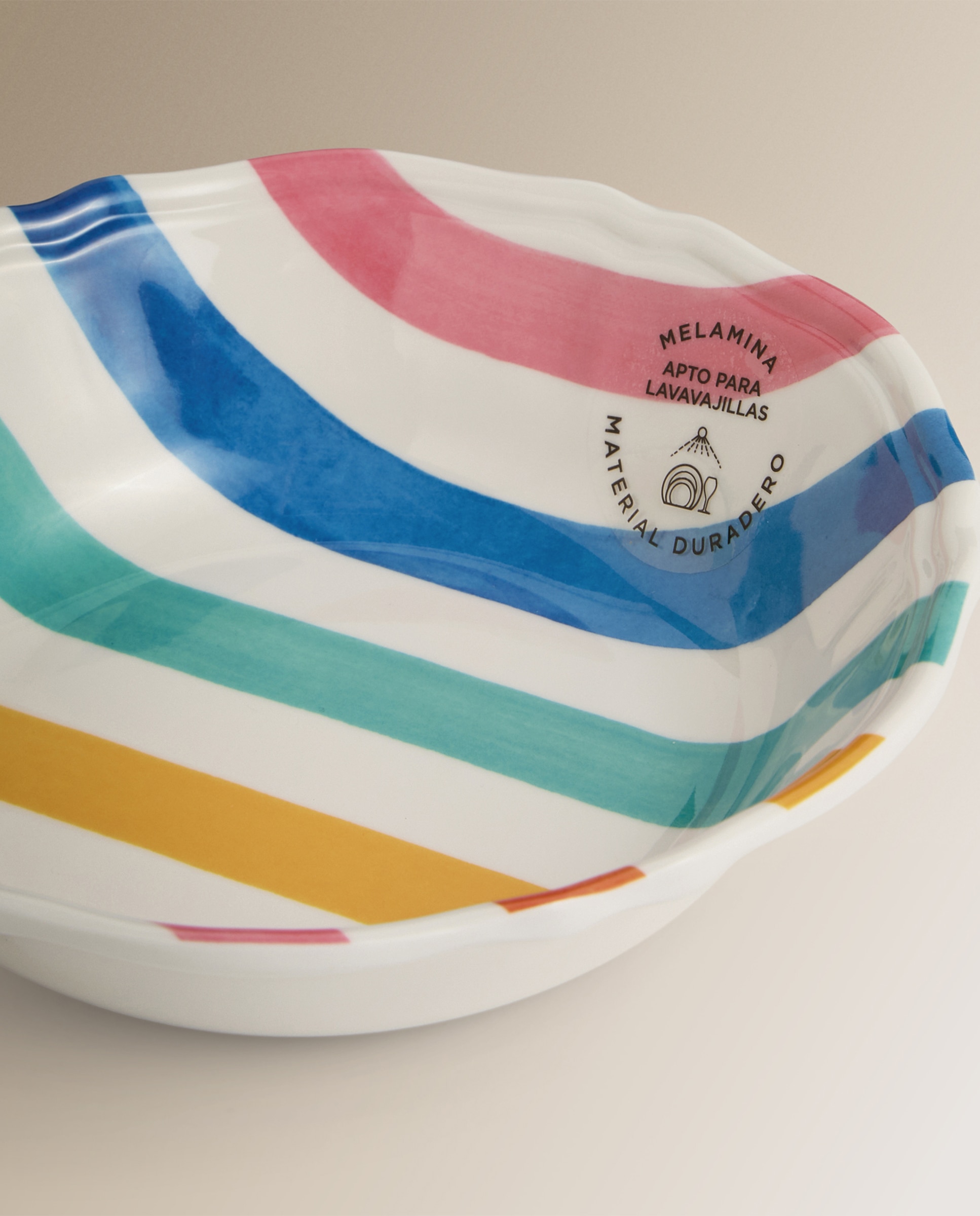Bowl de melamina Surfer Summer Basics El Corte Inglés Multicolor-3