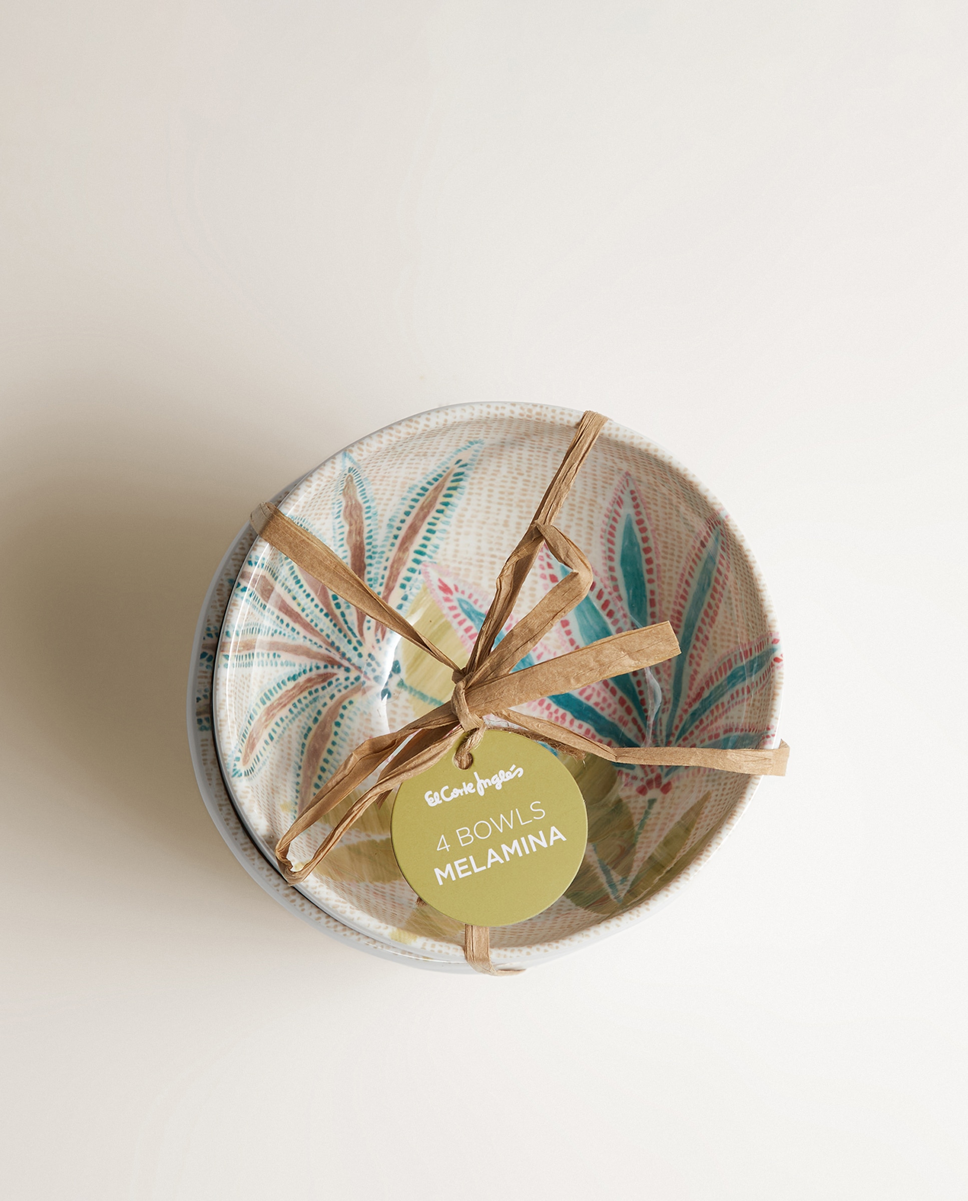 Conjunto de 4 Tigelas de Melamina Batuan Branco-4