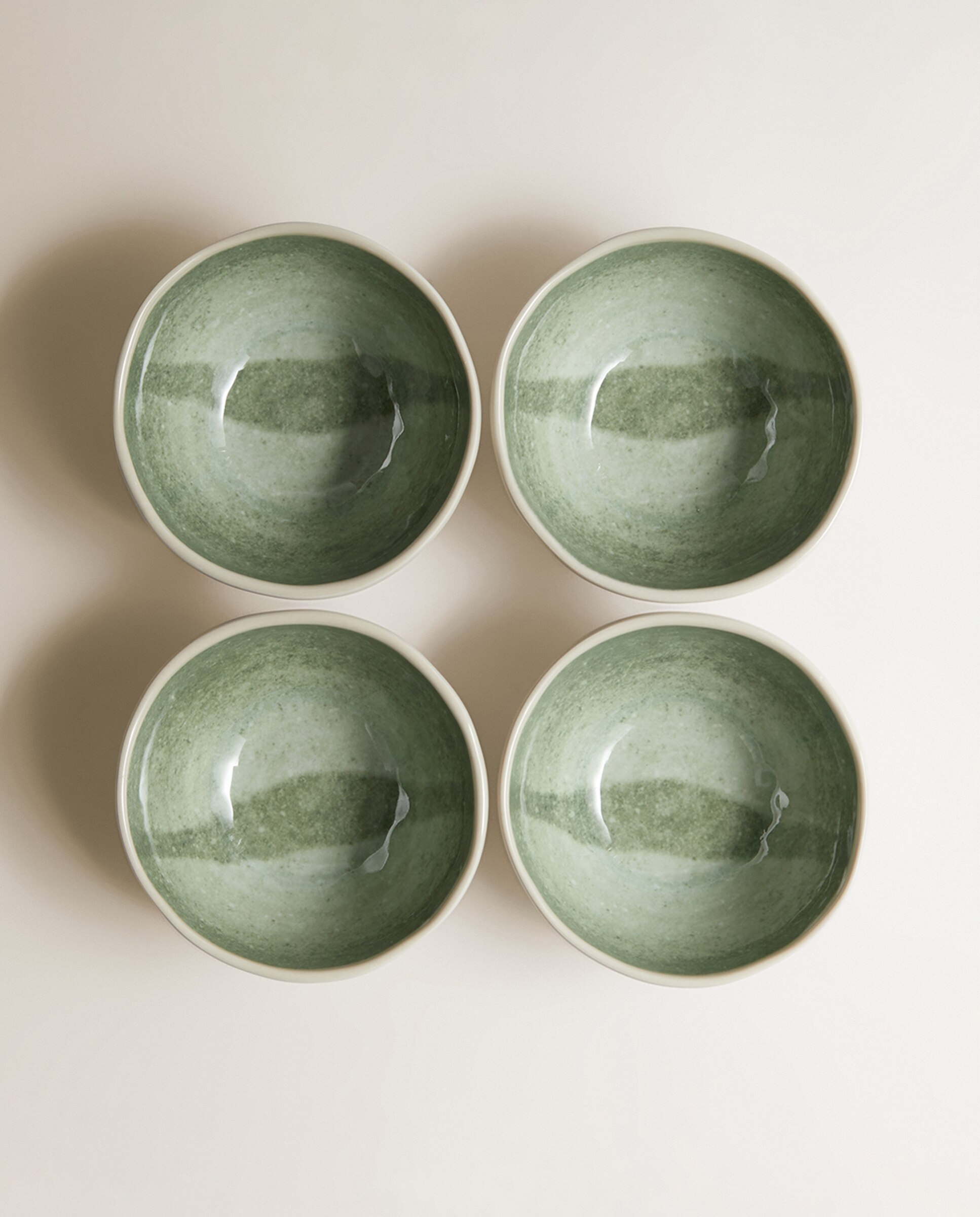 Conjunto de 4 Tigelas de Melamina Sarlat Verde-2