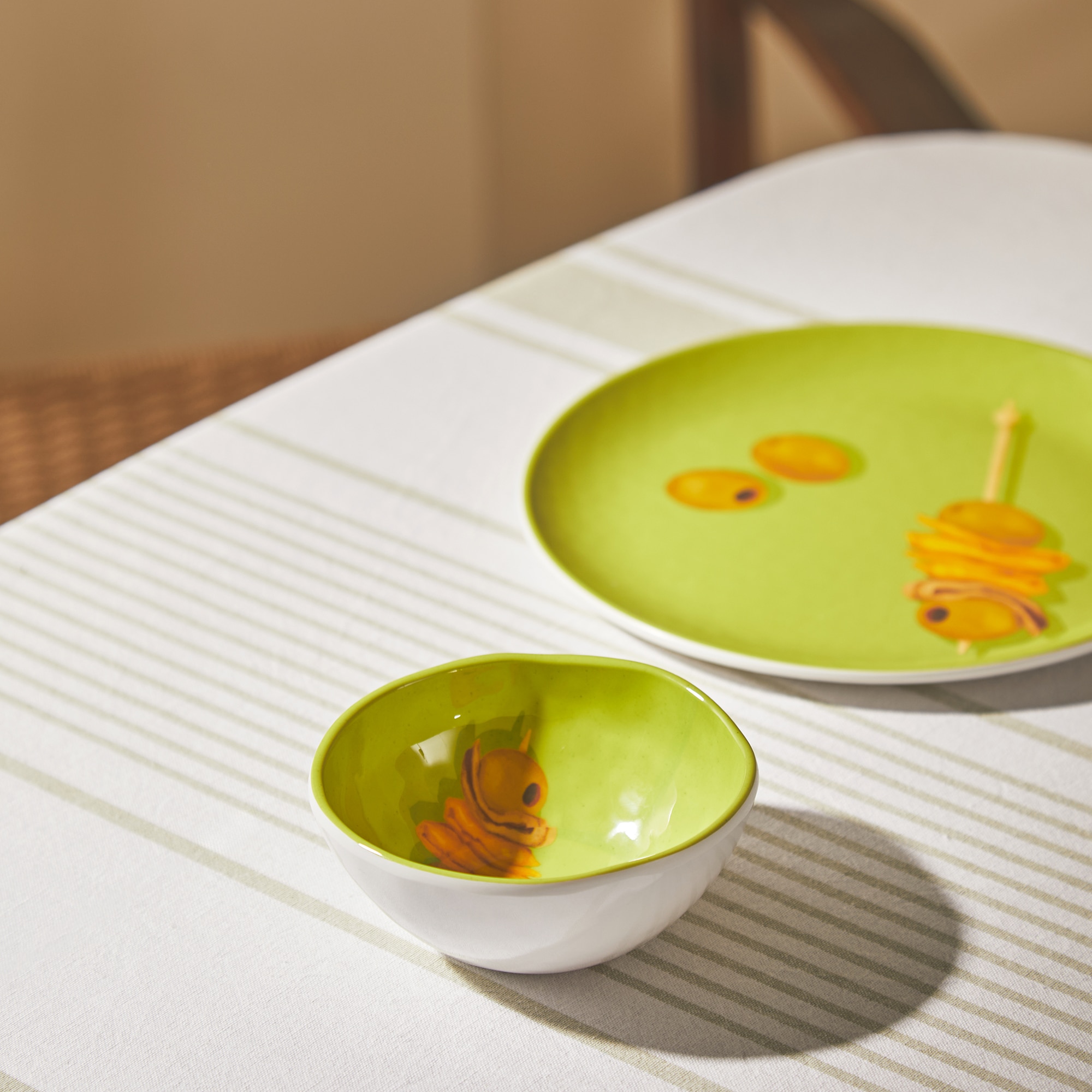 Tigela de Melamina Gilda Mojácar Verde-1