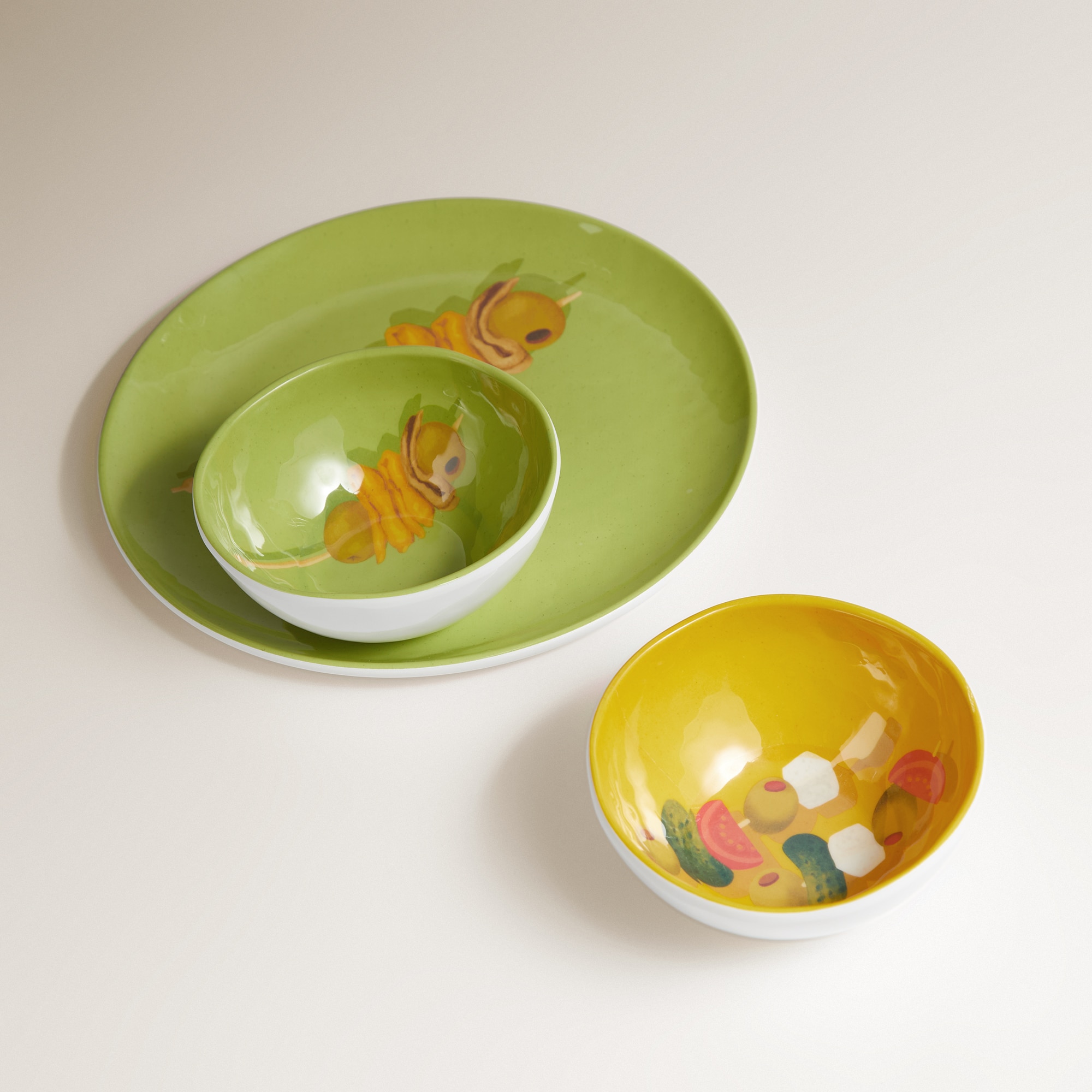 Tigela de Melamina Gilda Mojácar Verde-5