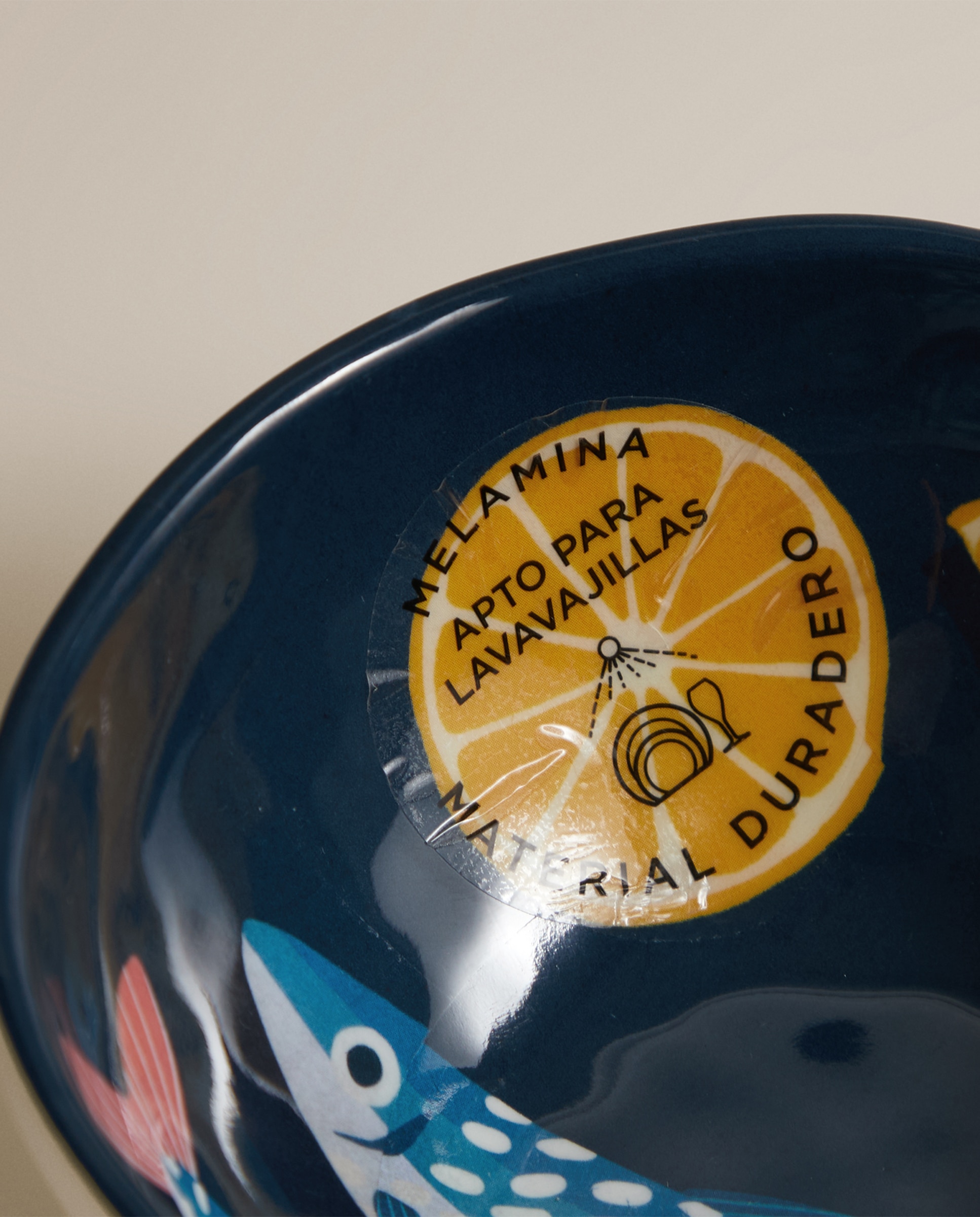 Tigela de Melamina Sardinhas Mojácar Azul-3