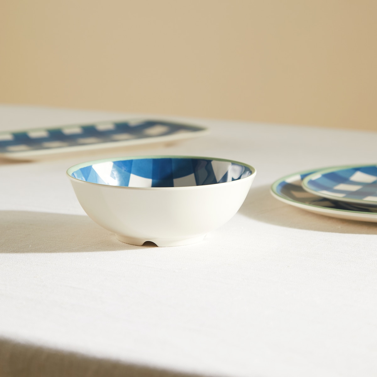 Tigela de Melamina Nica Campo e Praia Azul-5