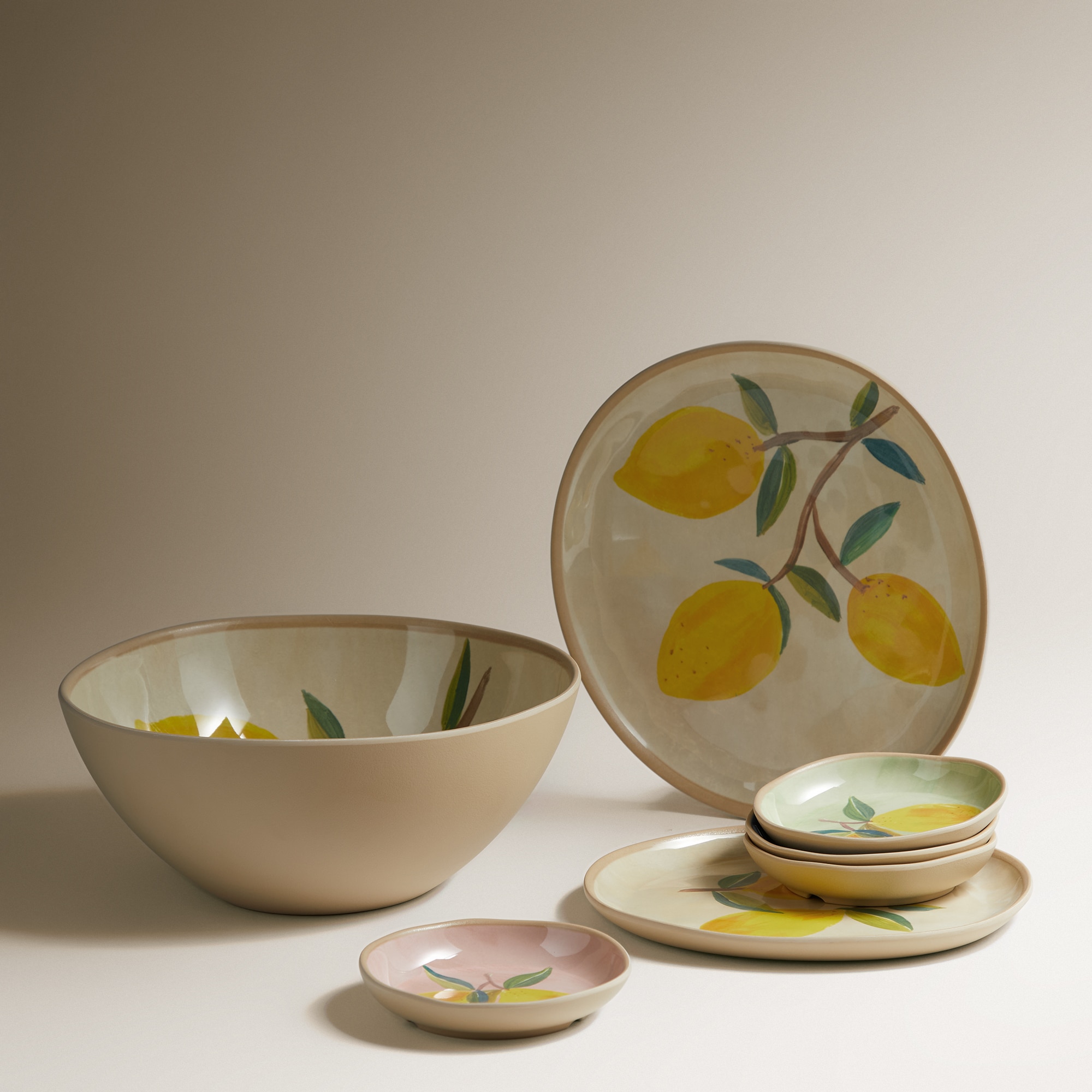 Conjunto de 4 Tigelas de Melamina Catania Multicolor-5