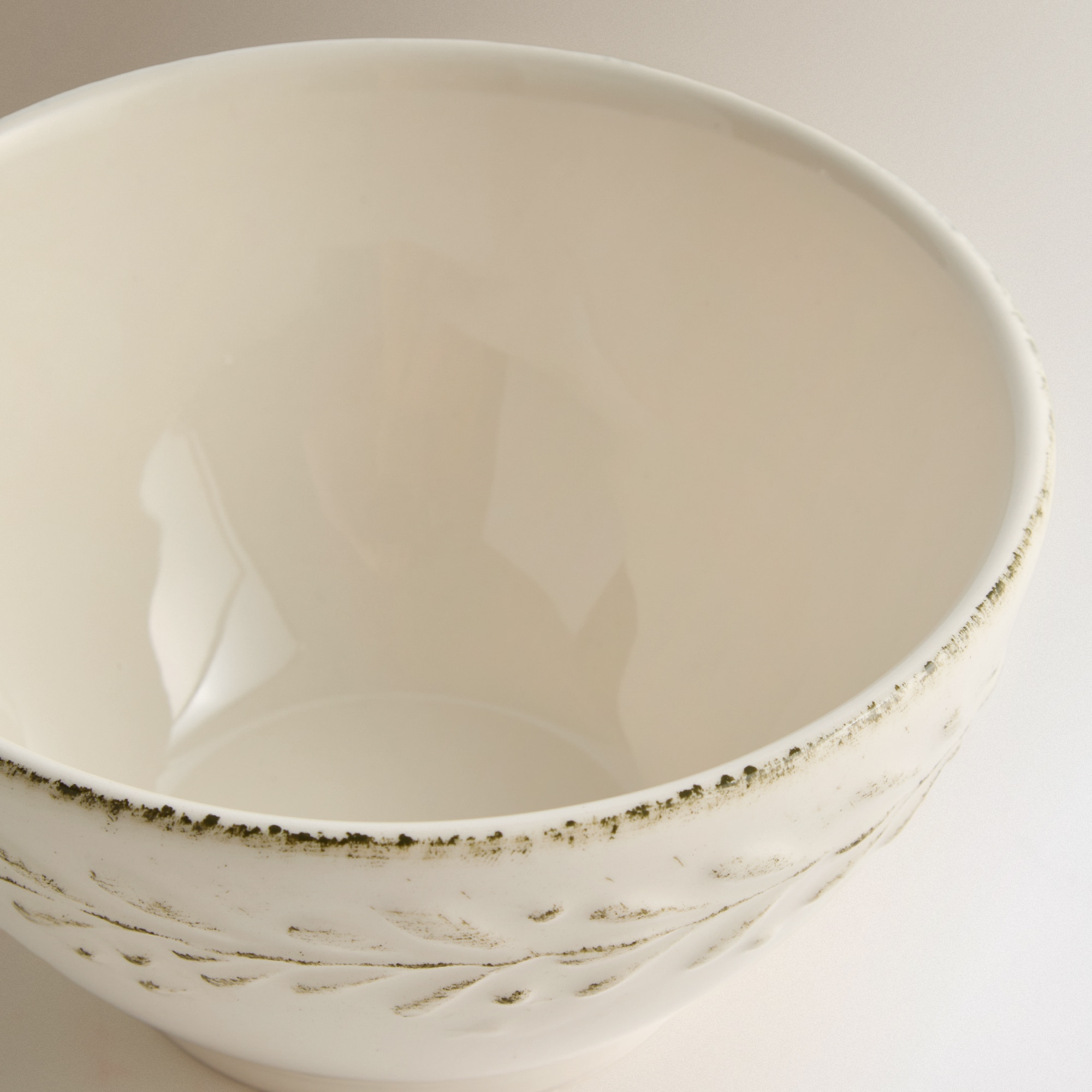 Tigela Pintada à Mão Emma Branco-3