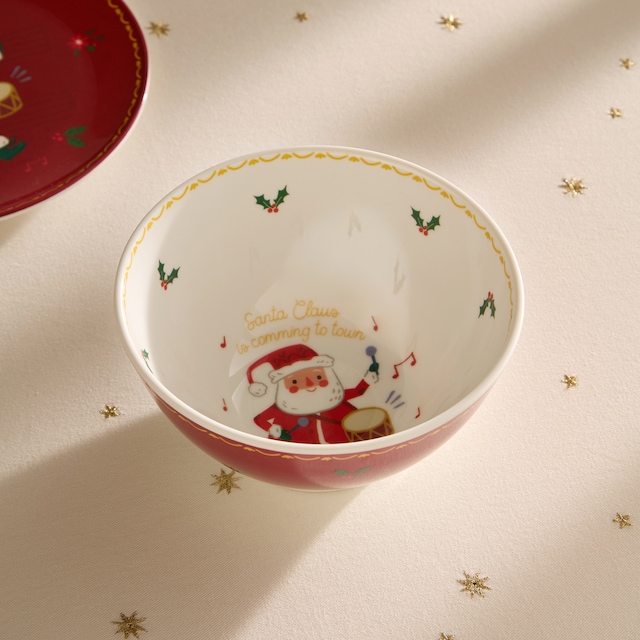 Imagen 0 de Bowl de melamina Papá Noel con tambor