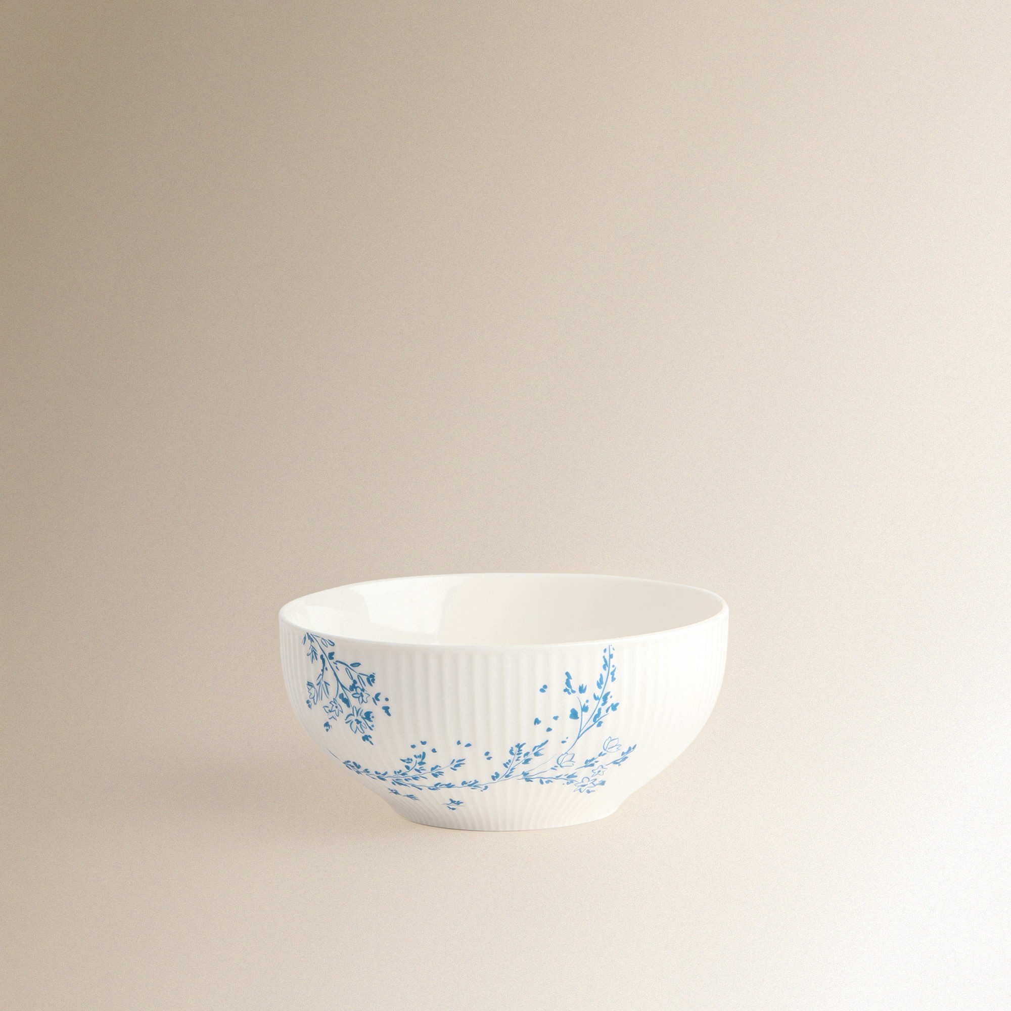 Taça Hampton com flores Branco-2