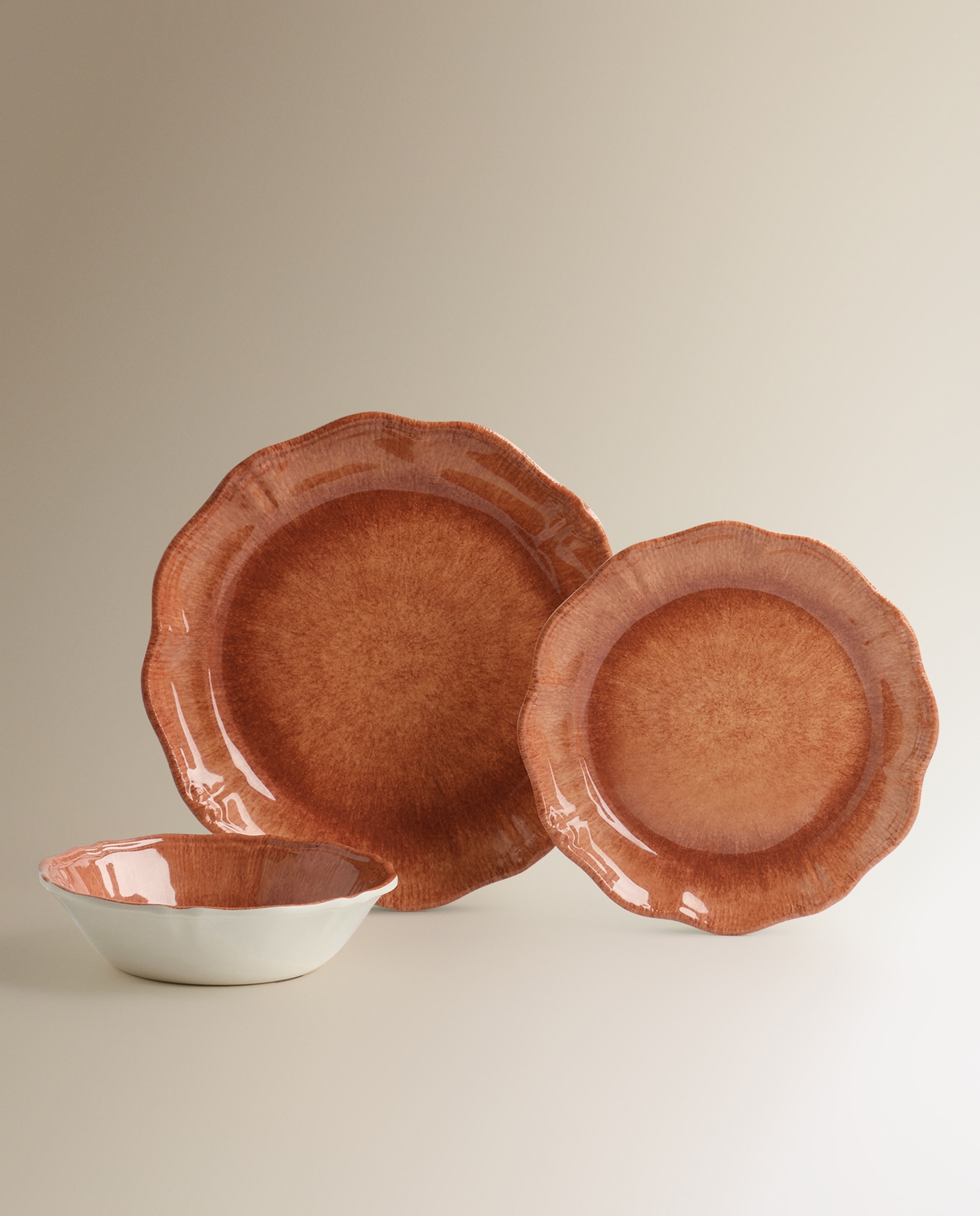 Bowl de melamina para exterior Reactivo Firenze - Azul Naranja-5