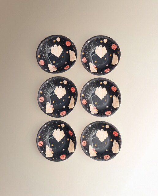 Set de 6 bowls desechables Truco Halloween