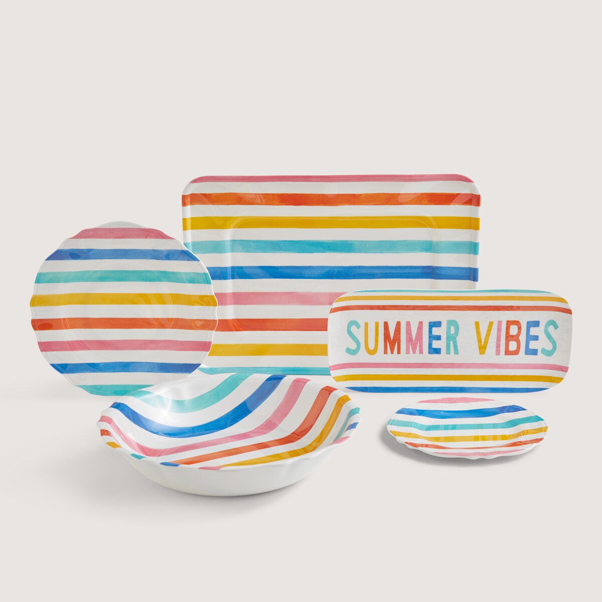 Vajilla por piezas Surfer Sumer Basics El Corte Inglés 1