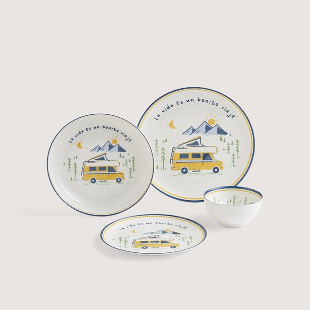 Imagen 0 de Vajilla por piezas Viaje Basics El Corte Inglés