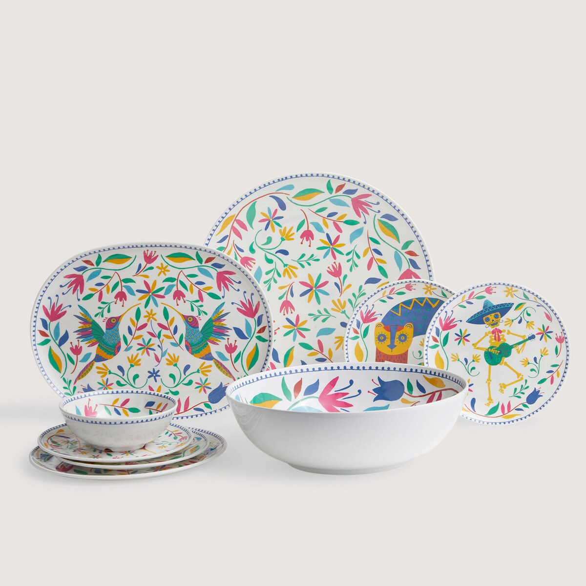 Vajilla por piezas melamina Jalisco Basics ECI 1