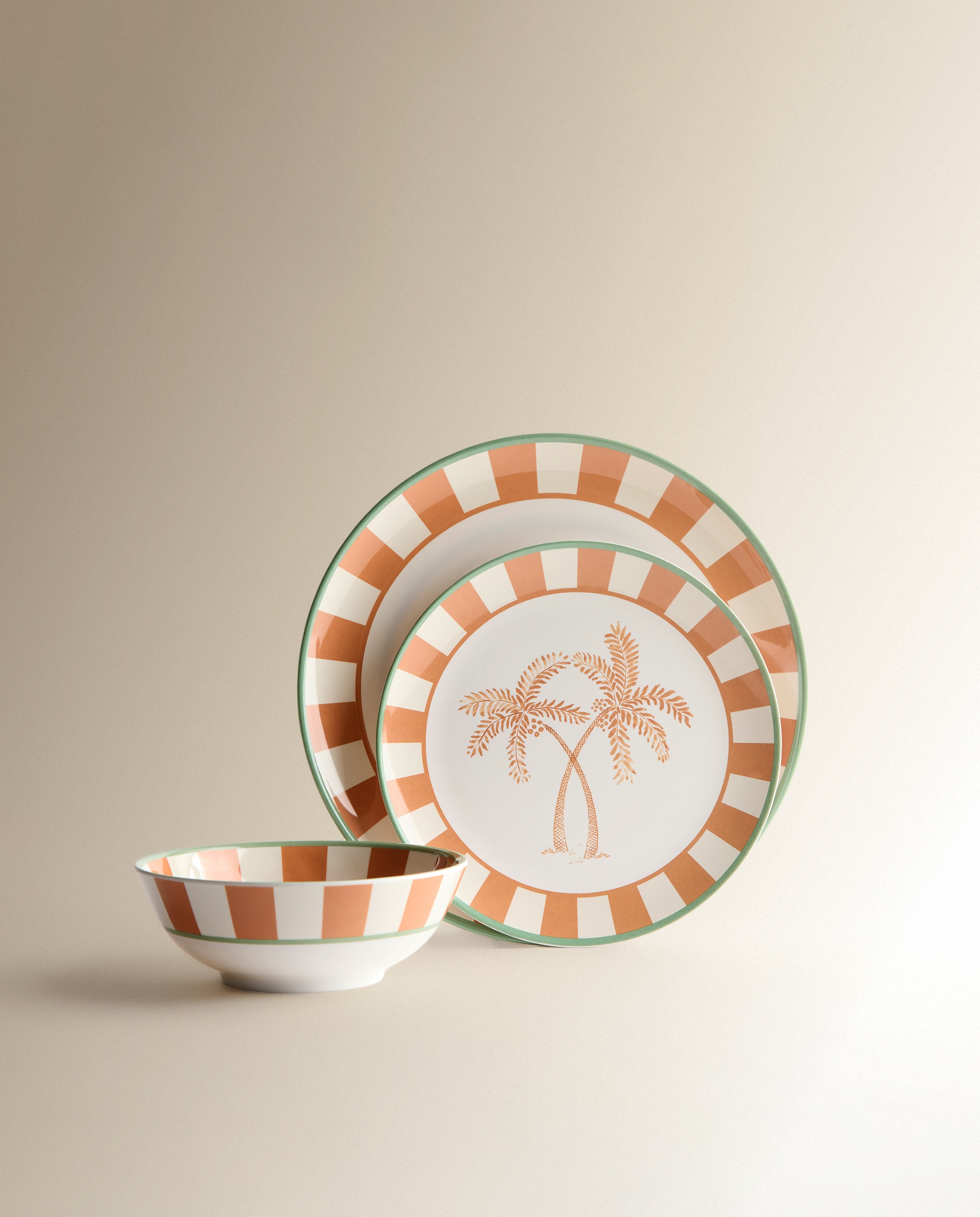 Louça de melamina para exterior à peça Laranja Vacances 1