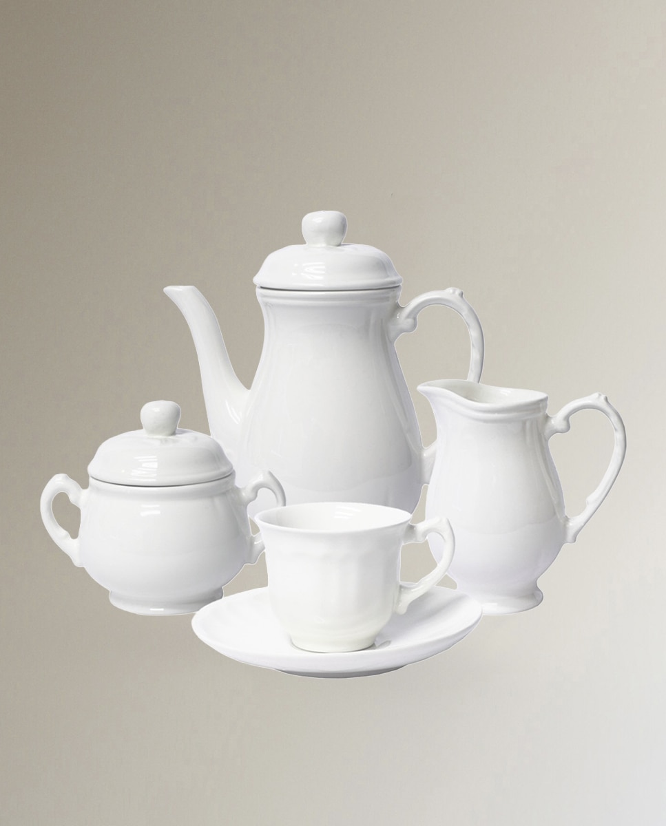 Imagem 0 de Jogo de café por peças Naranco Blanco San Claudio