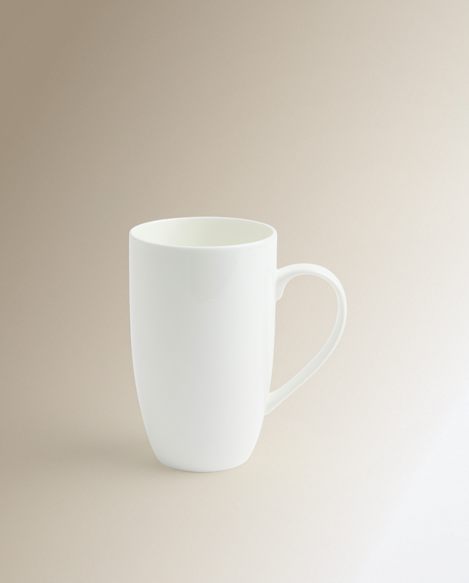 Caneca redonda Bone China Essential El Corte Inglés Branco-2
