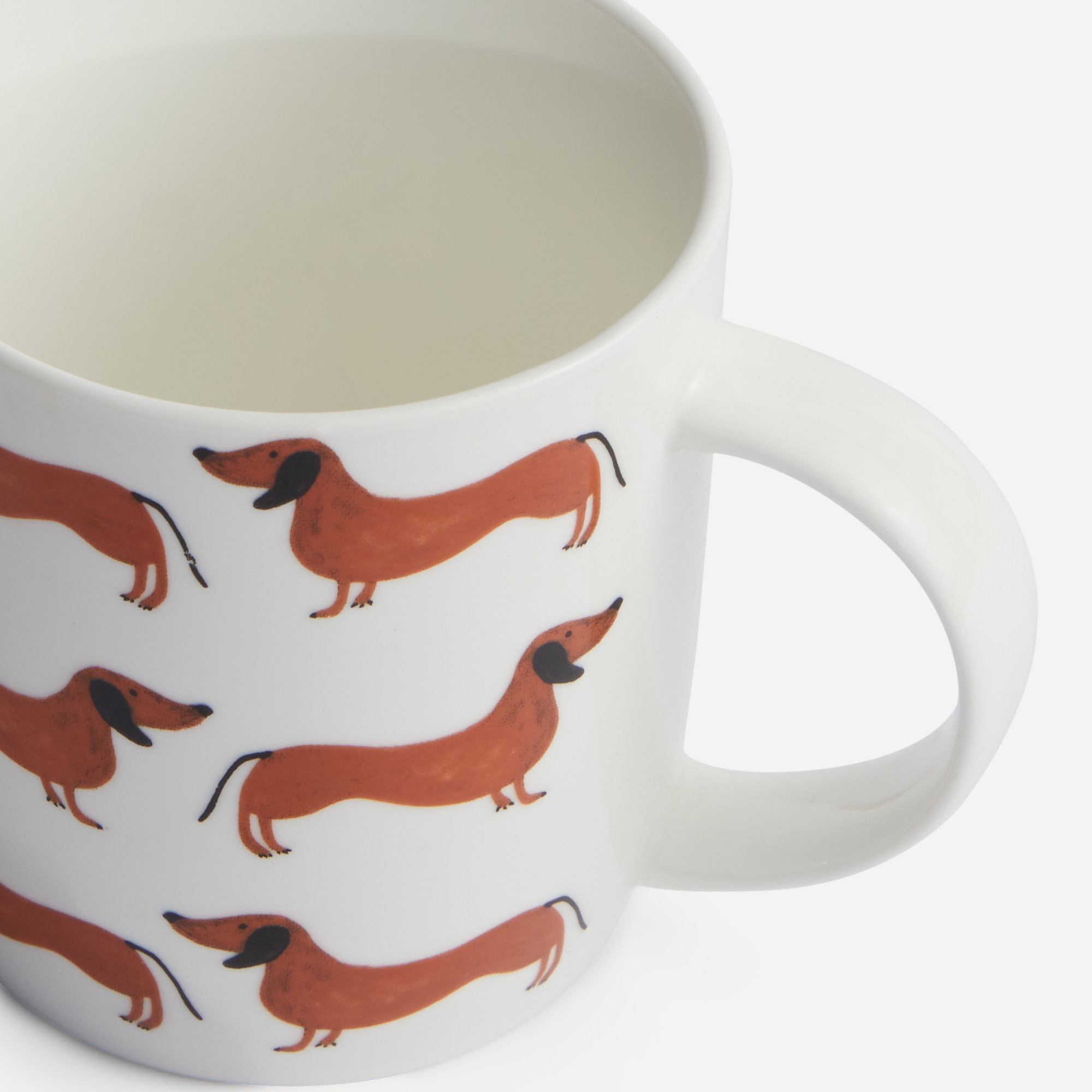 Caneca salsicha Cães El Corte Inglés Branco-2