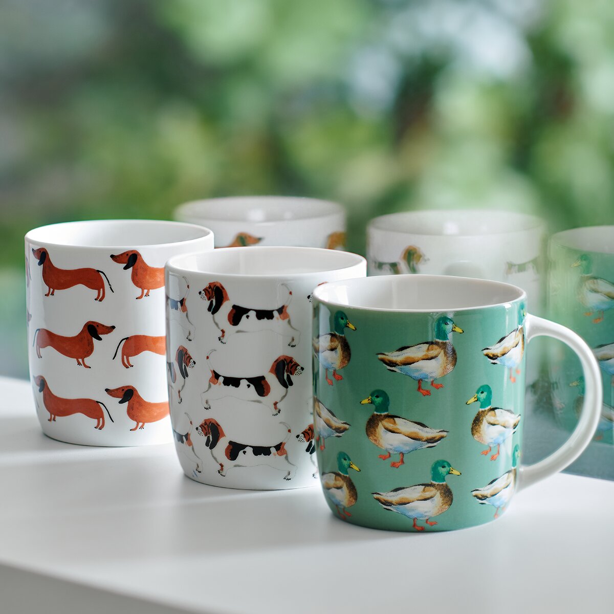 Caneca salsicha Cães El Corte Inglés Branco-4