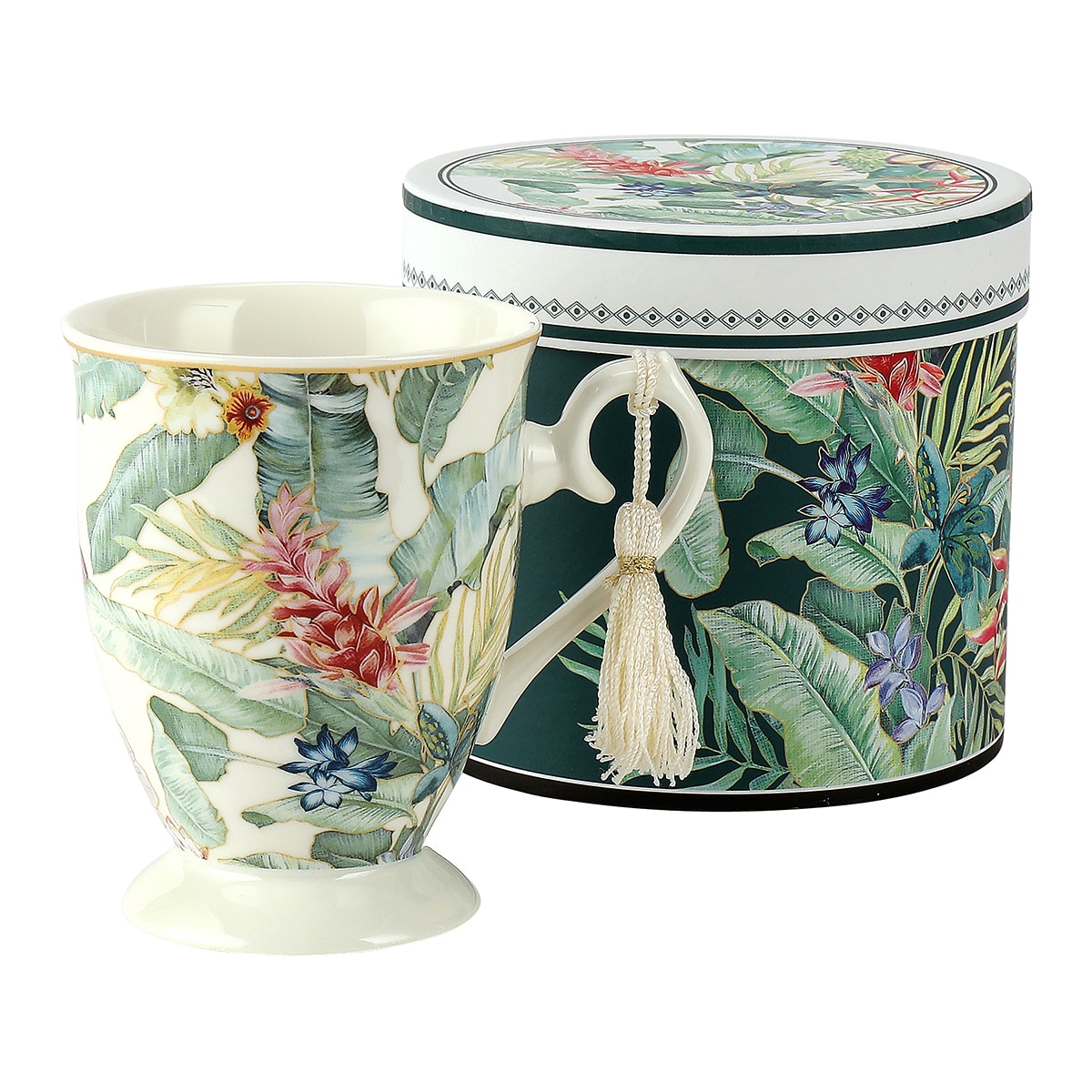 Caneca Flor Tropical El Corte Inglés Multicolor-1
