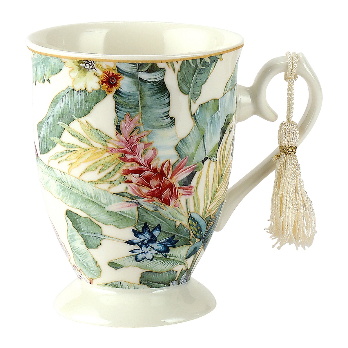 Caneca Flor Tropical El Corte Inglés Multicolor-2