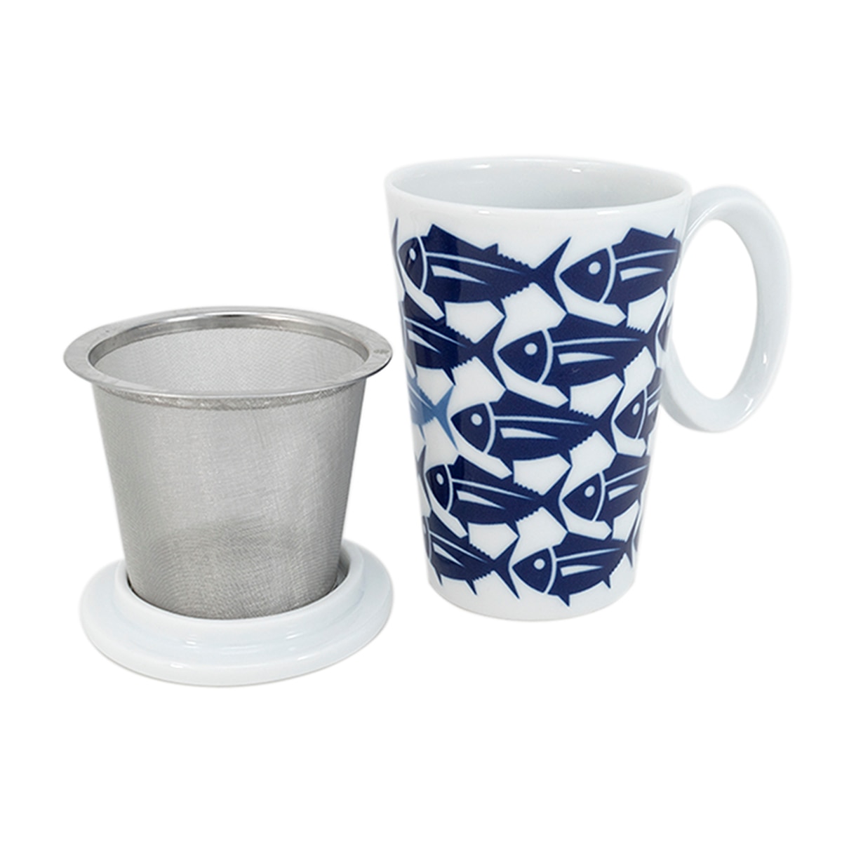 Pack de 2 chávenas de chá Sargacónica Branco-3