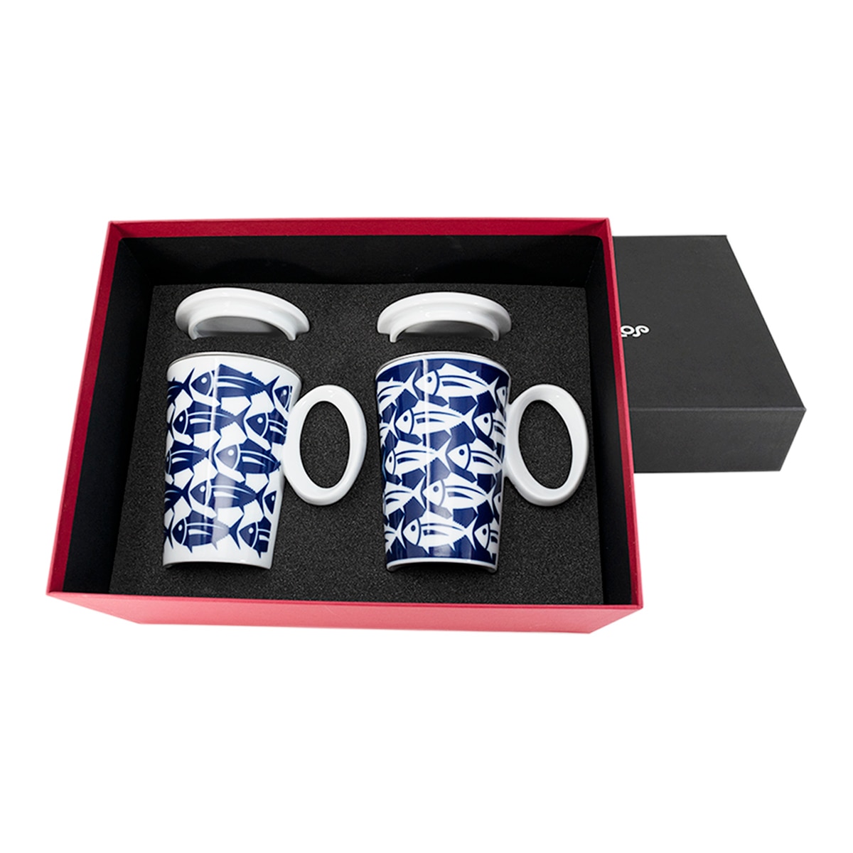 Pack de 2 chávenas de chá Sargacónica Branco-4