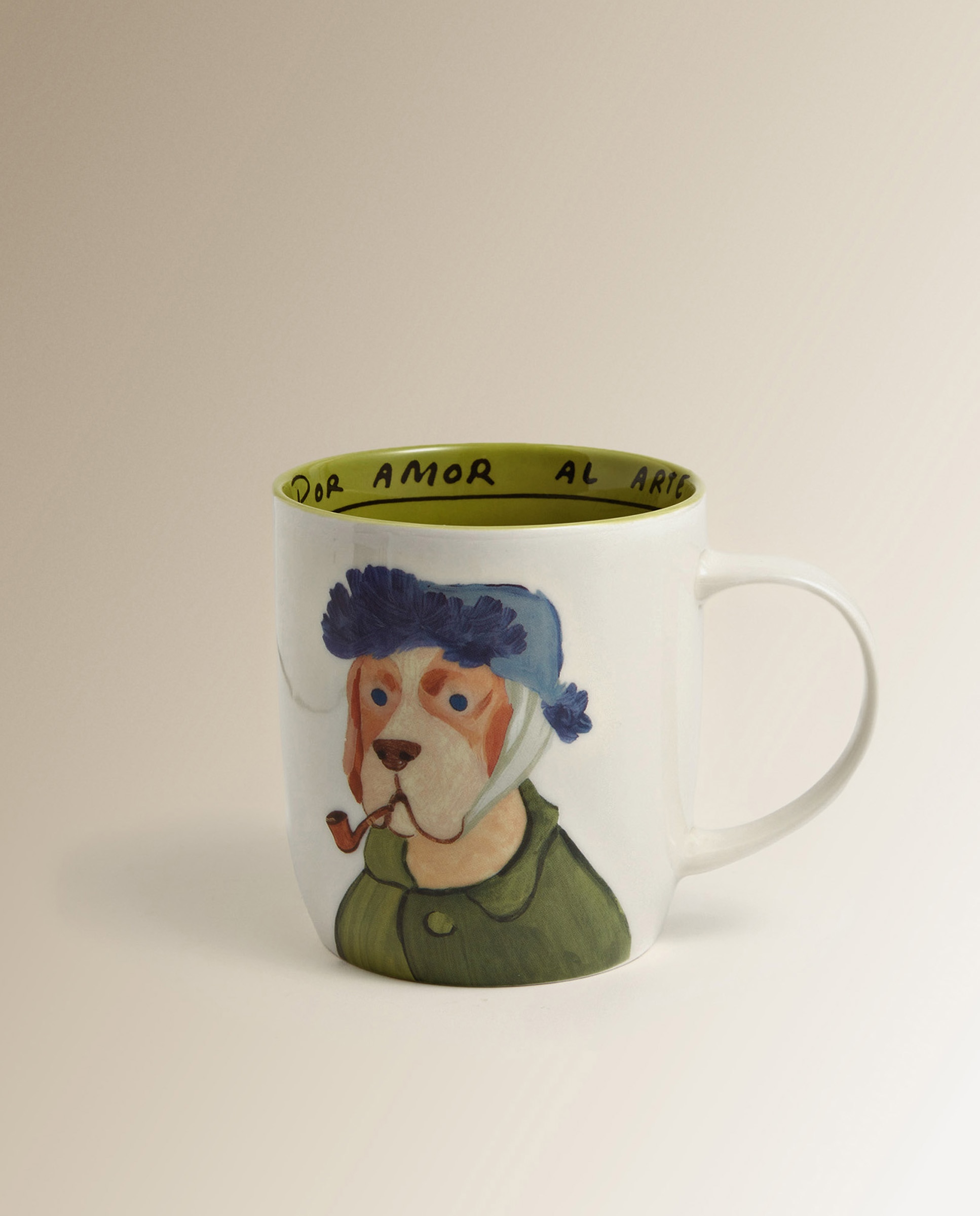 Imagem 0 de Caneca com cão Van Gogh