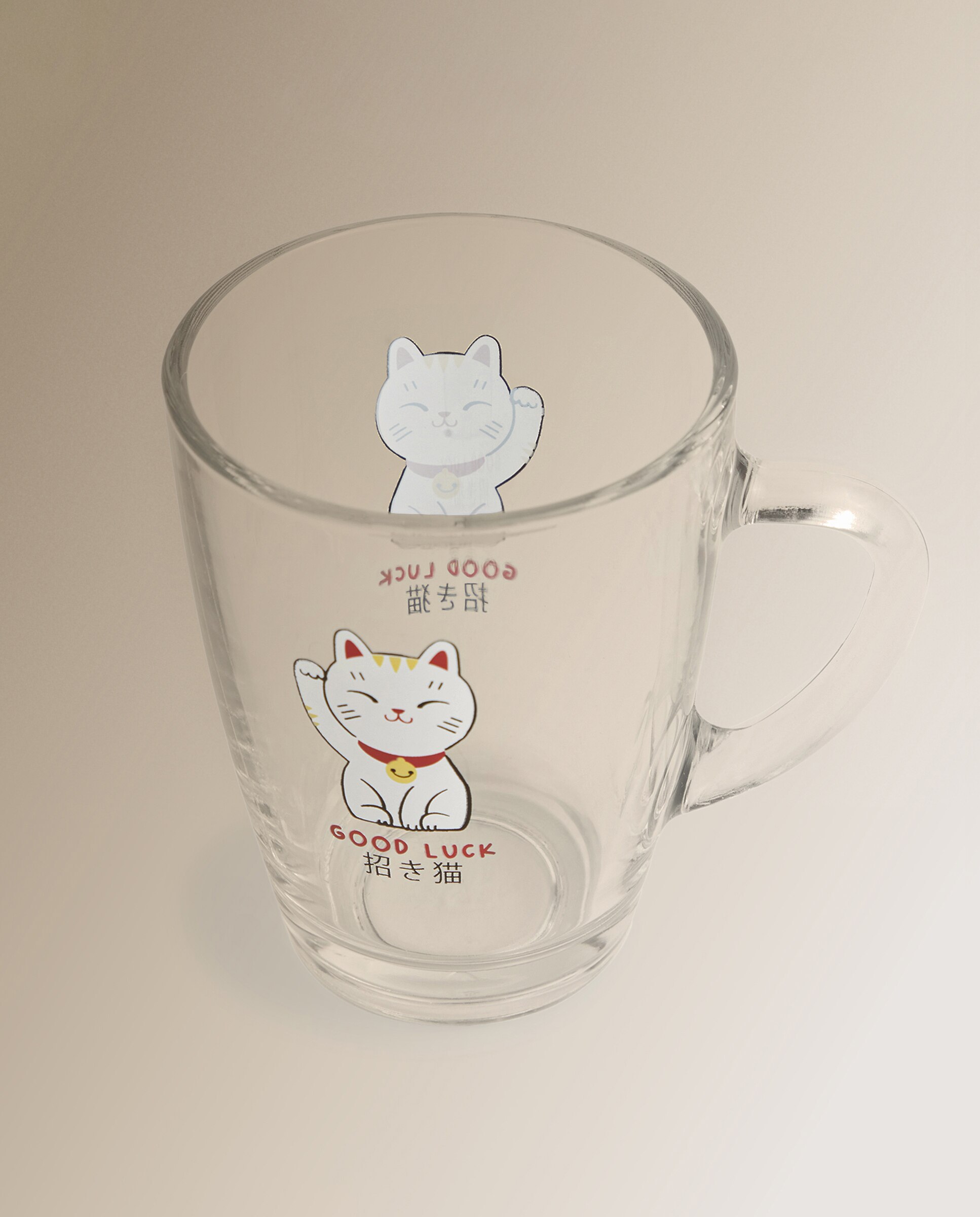 Taza de café Neko Basics El Corte Inglés Transparente-3