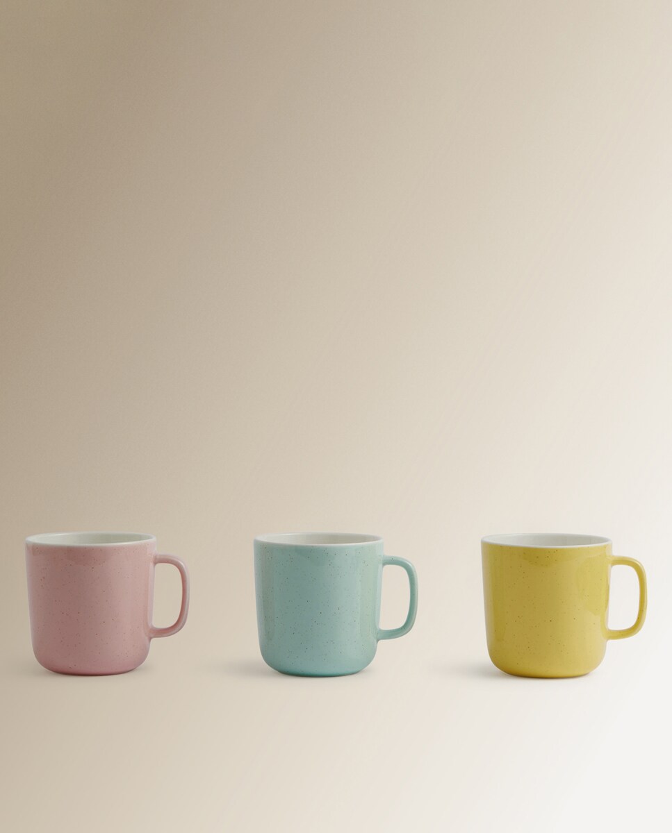 Caneca Colorida Amarelo-5