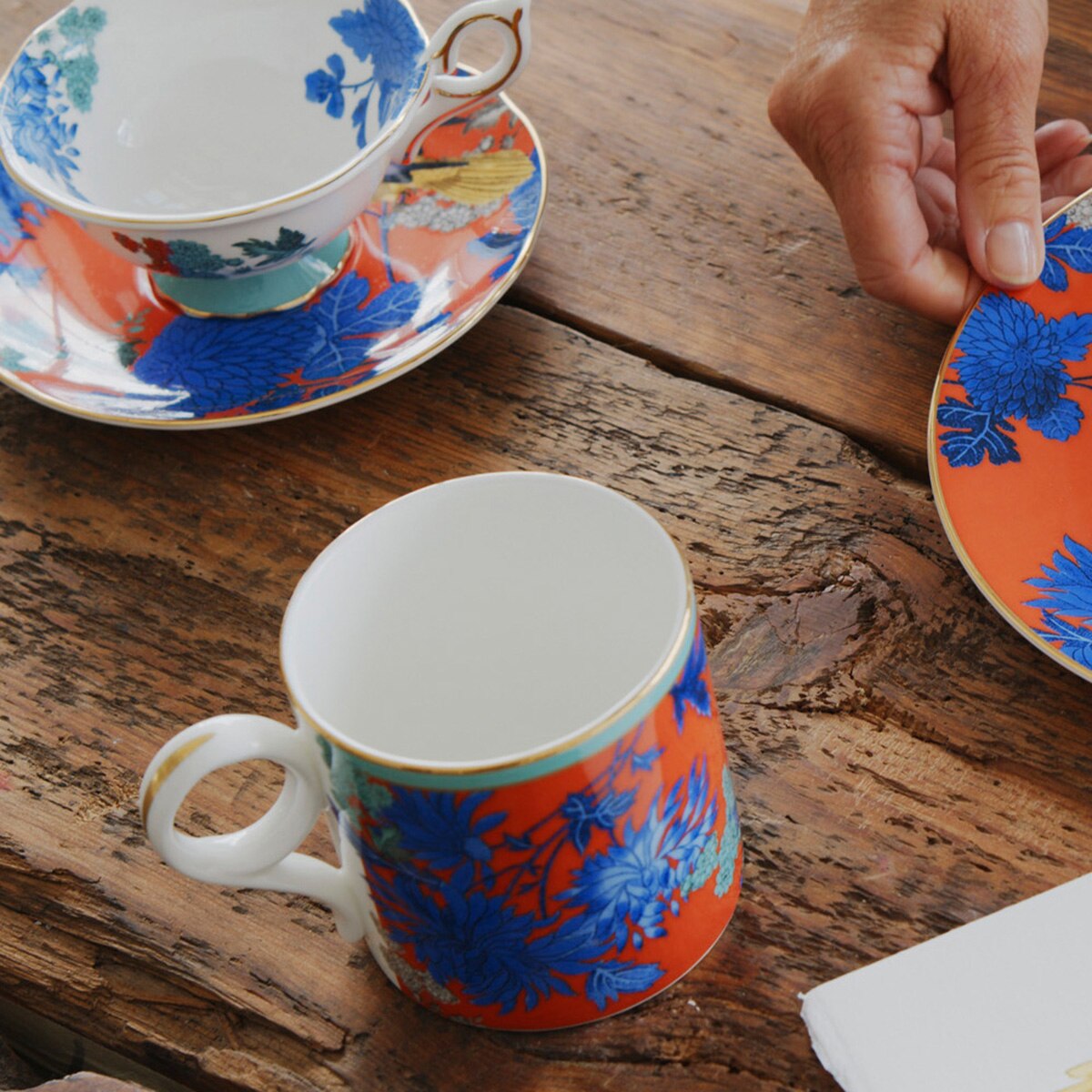 Chávena Mug Wonderlust Golden Parrot Multicolor-6