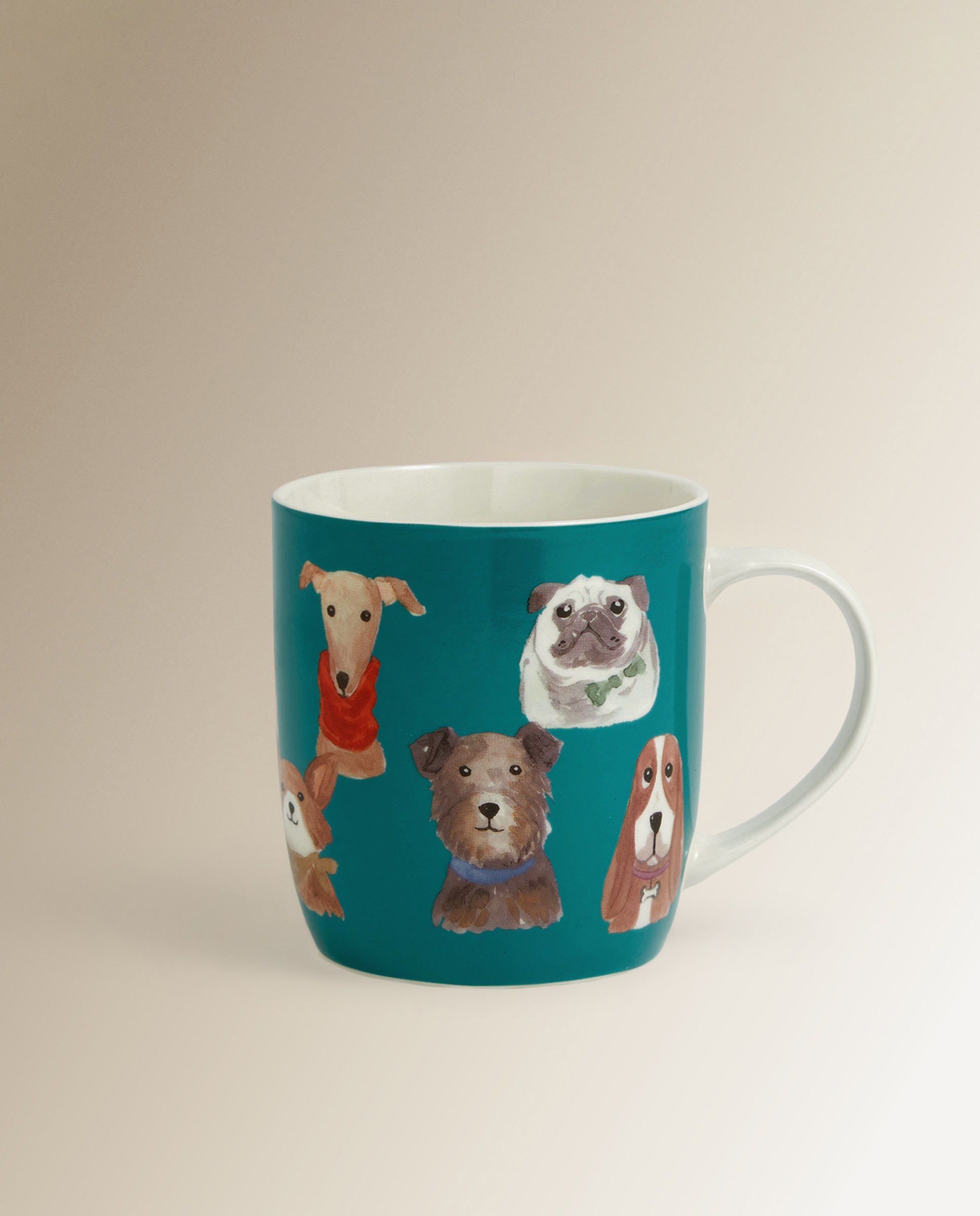Caneca Mug Cão Doggy Verde-escuro-1