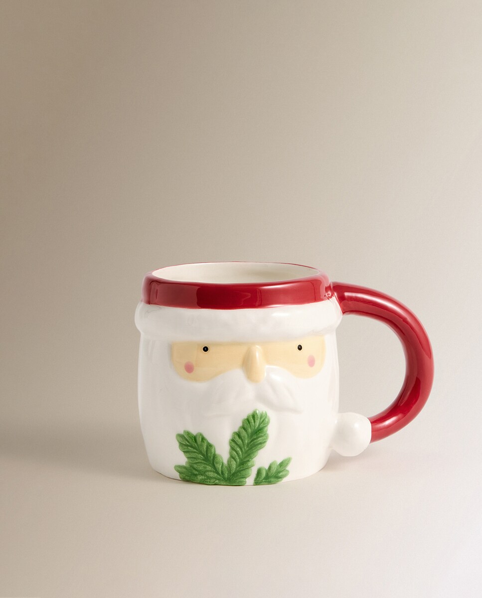 Caneca Mug Happy Pai Natal Natal Multicolor-2
