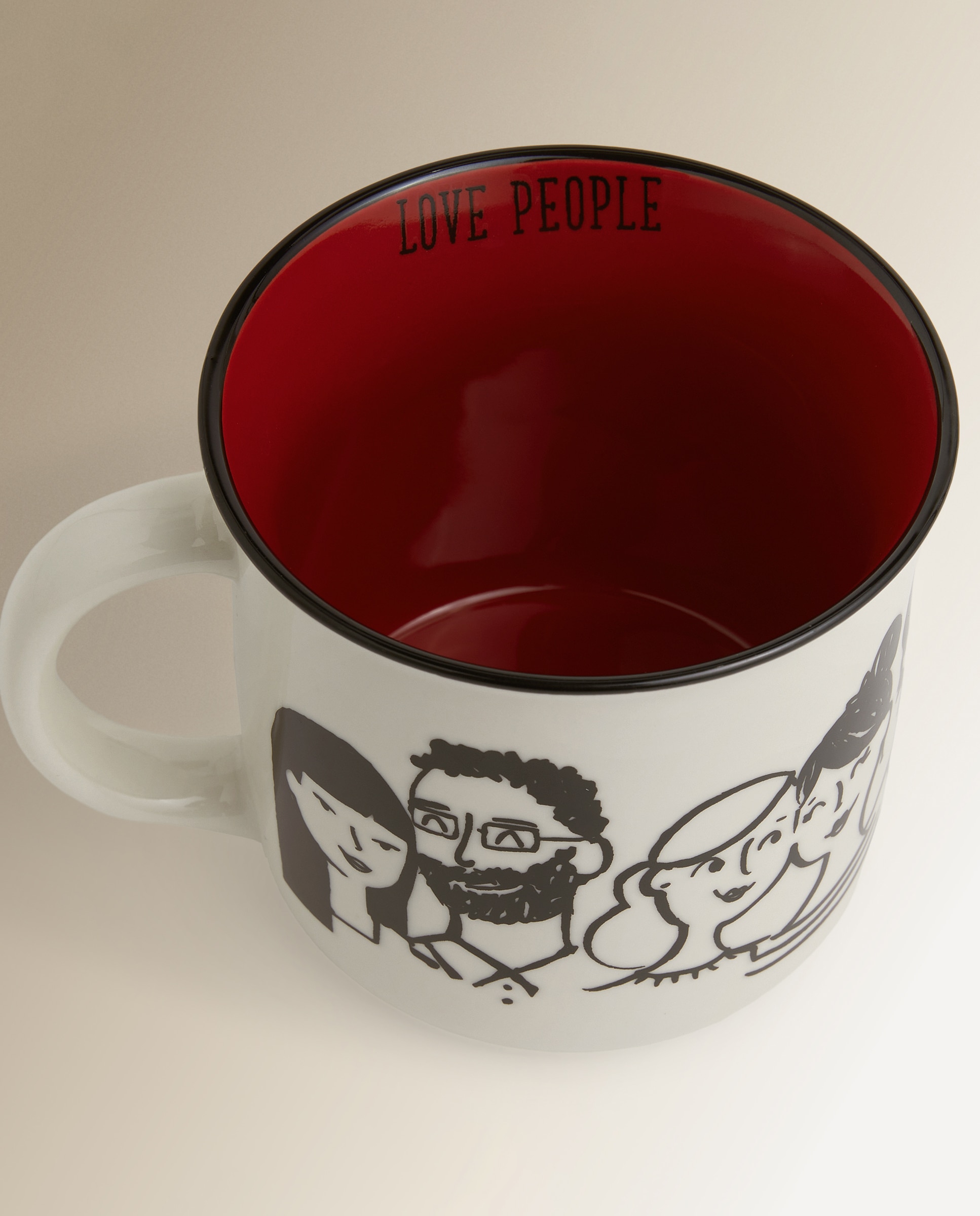 Taza mug Love People Basics El Corte Inglés Blanco-2