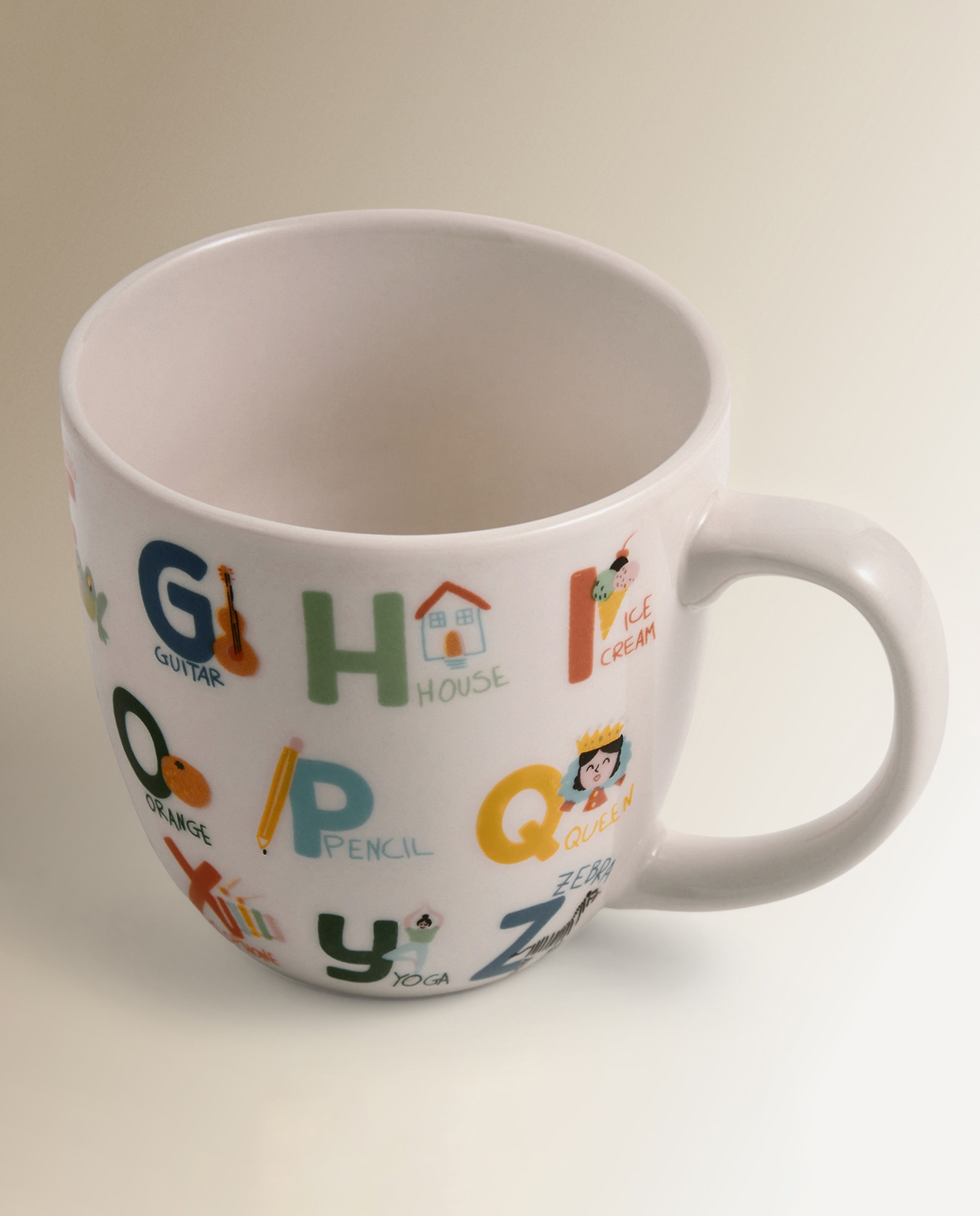 Caneca Alphabet Mini Home Multicolor-3