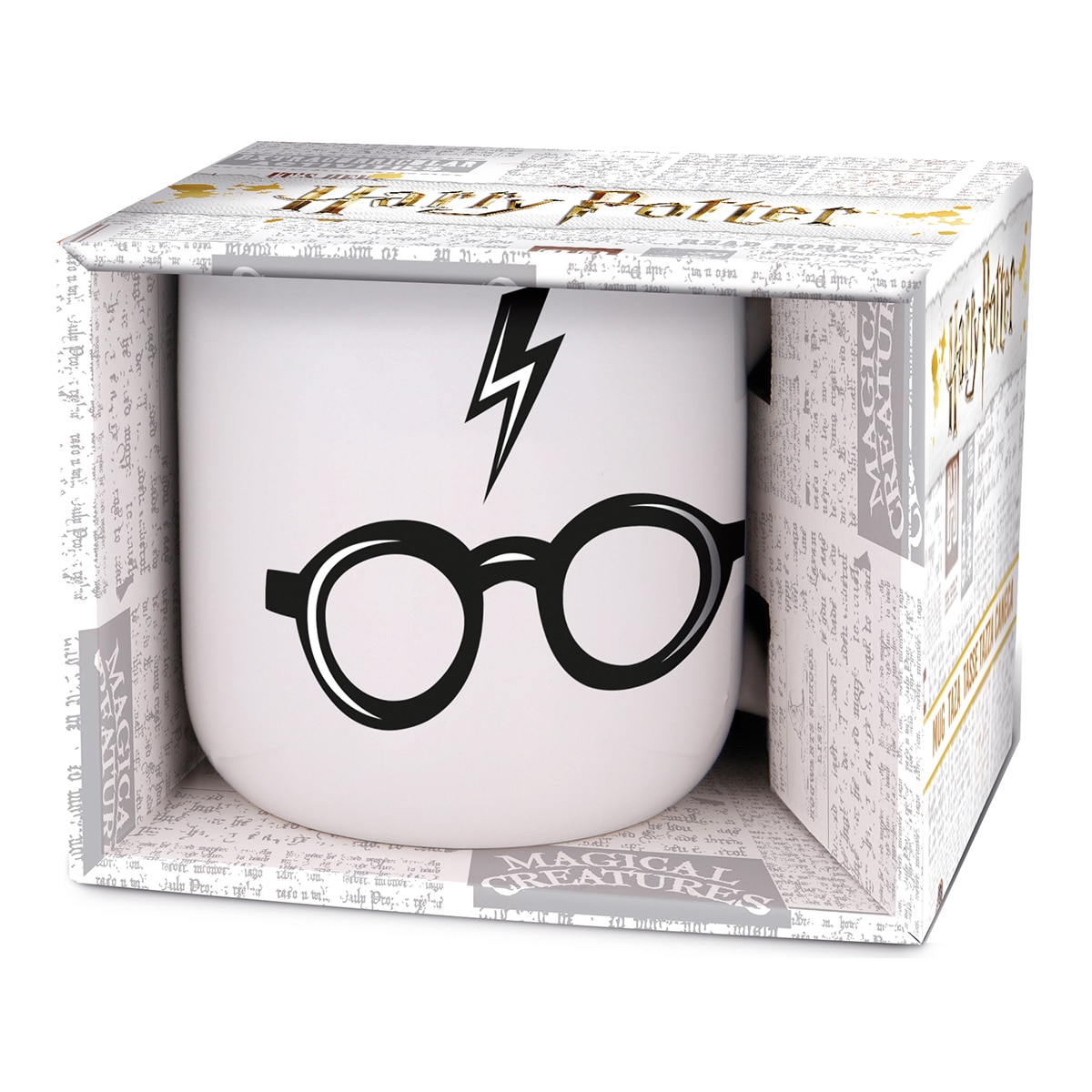 Chávena Mug Óculos Harry Potter Branco-1