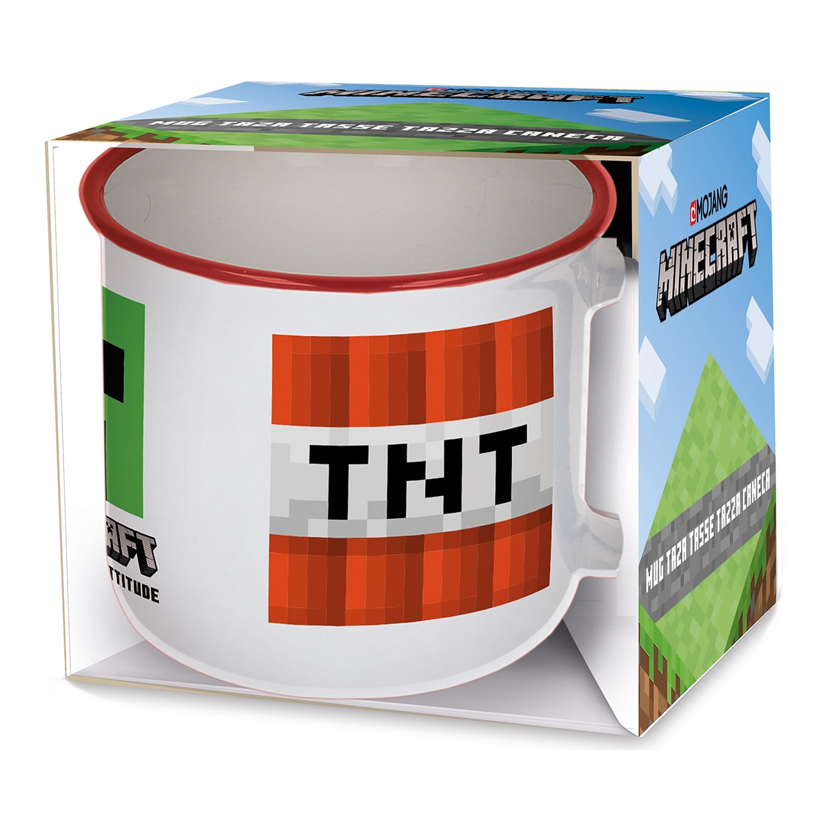 Chávena Mug TNT Minecraft Multicolor-1