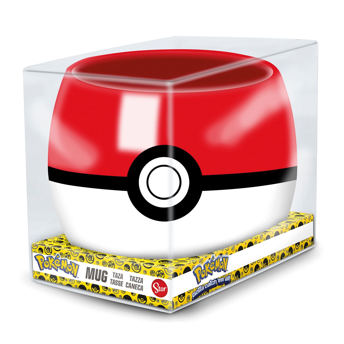 Chávena Mug Pokeball Pokemon Vermelho-1