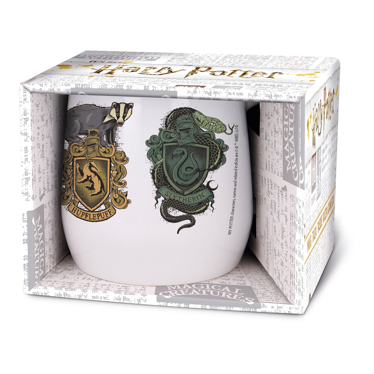 Chávena Mug Escudos Harry Potter Branco-1